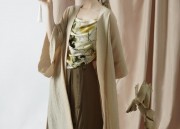 Vintage Elegance:The Half-Body Cheongsam Qipao Long Dress
