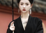 Stylish Black Summer Cheongsam:A Thin and Elegant Choice for Women