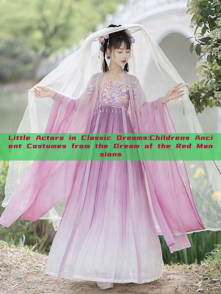 Little Actors in Classic Dreams:Childrens Ancient Costumes from the Dream of the Red Mansions Little Actors in Classic Dreams:Childrens Ancient Costumes from the Dream of the Red Mansions