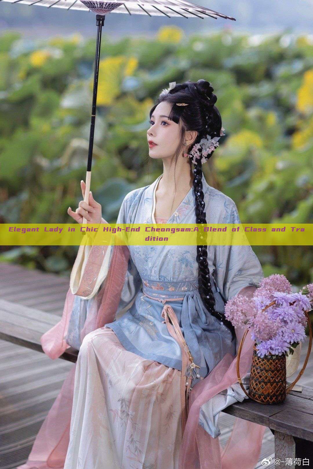 Elegant Lady in Chic High-End Cheongsam:A Blend of Class and Tradition Elegant Lady in Chic High-End Cheongsam:A Blend of Class and Tradition