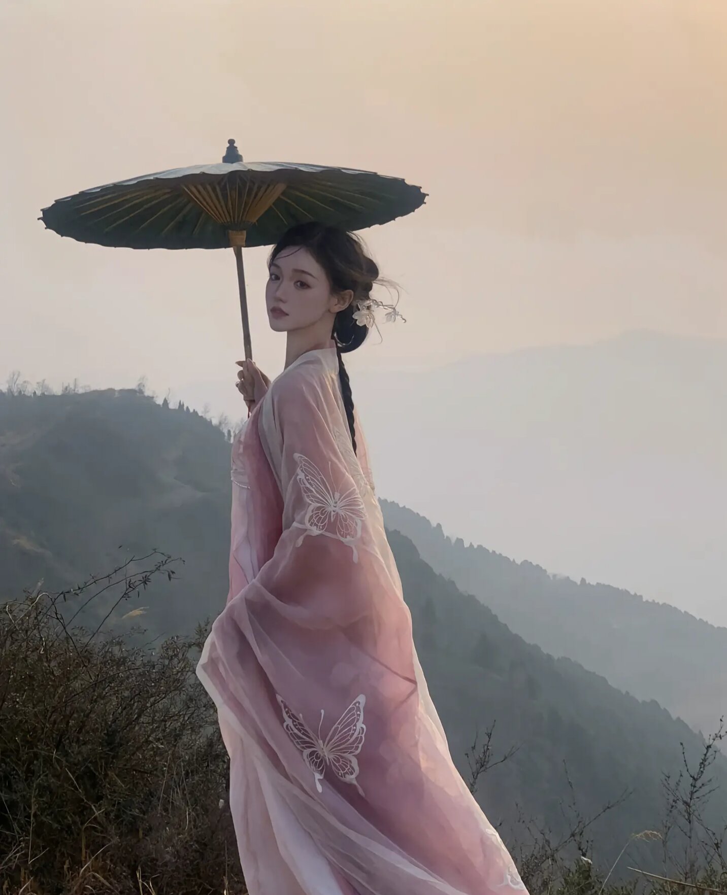 Summer Fashion for Little Girls in Traditional Hanfu Costumes Summer Fashion for Little Girls in Traditional Hanfu Costumes