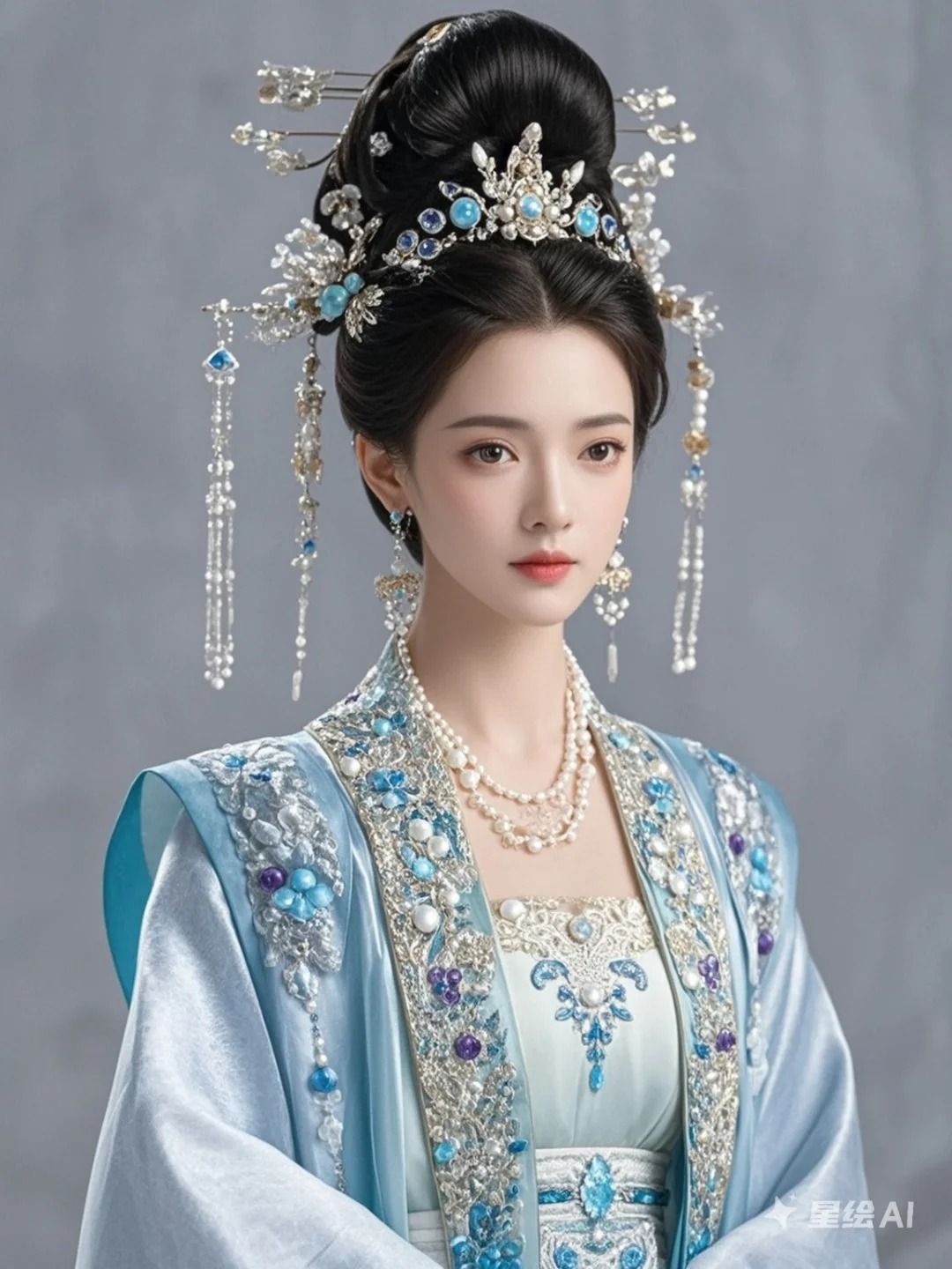 The Enigma of Immortal Beauty:A Journey into the World of Hanfus Fairy Maiden Paintings