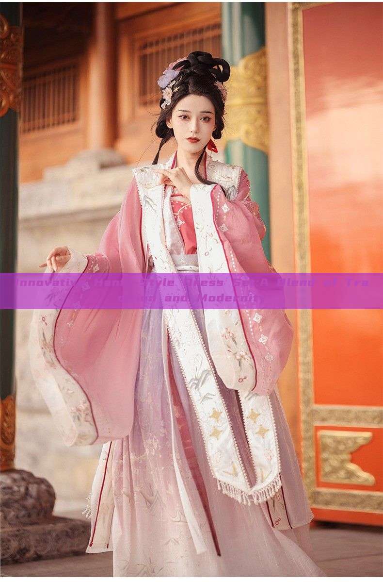 Innovative Hanfu-Style Dress Set:A Blend of Tradition and Modernity Innovative Hanfu-Style Dress Set:A Blend of Tradition and Modernity