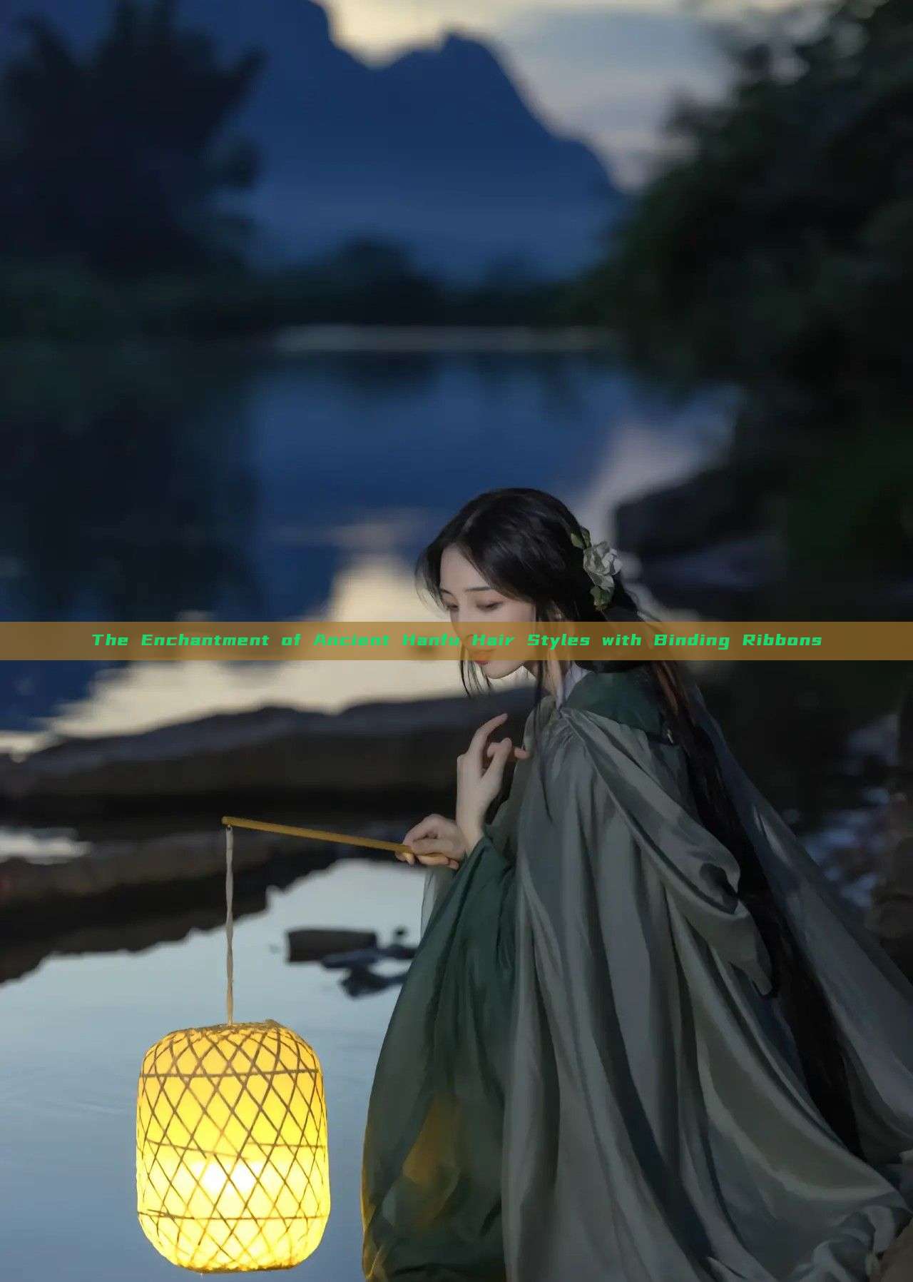 The Enchantment of Ancient Hanfu Hair Styles with Binding Ribbons The Enchantment of Ancient Hanfu Hair Styles with Binding Ribbons