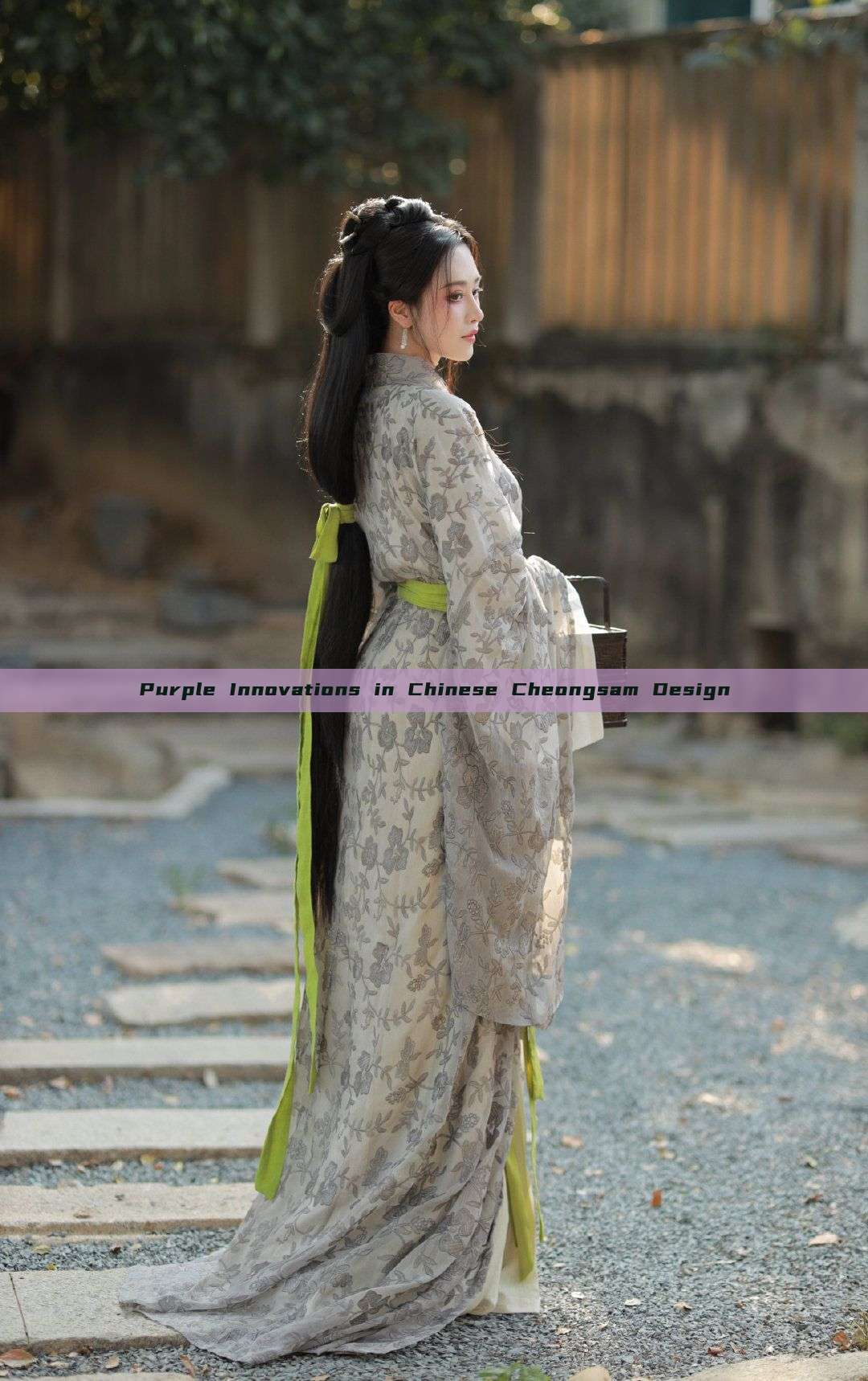 Purple Innovations in Chinese Cheongsam Design