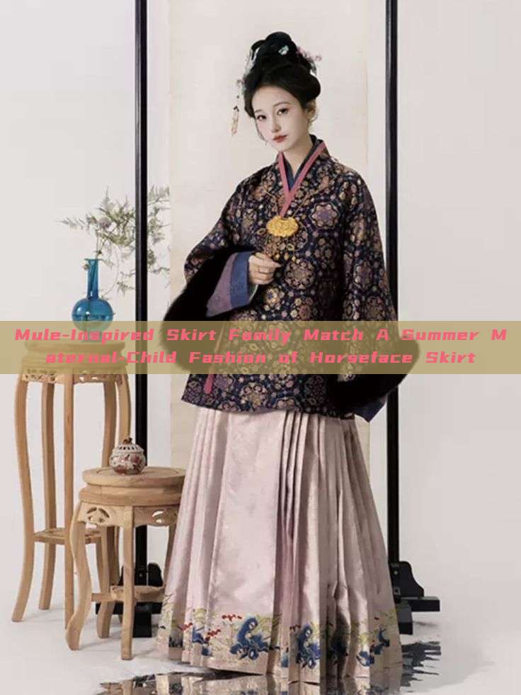 Mule-Inspired Skirt Family Match A Summer Maternal-Child Fashion of Horseface Skirt Mule-Inspired Skirt Family Match A Summer Maternal-Child Fashion of Horseface Skirt