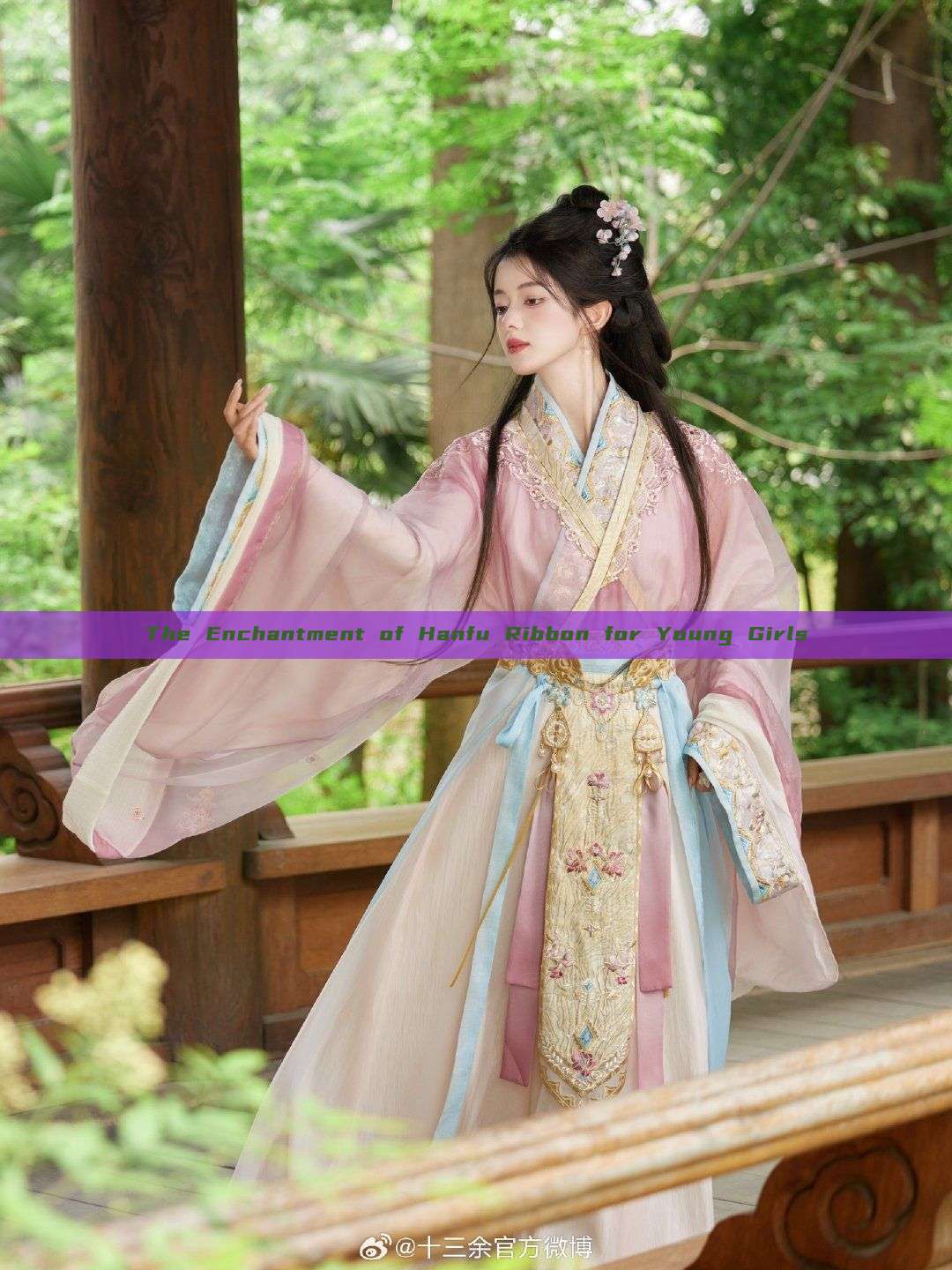 The Enchantment of Hanfu Ribbon for Young Girls