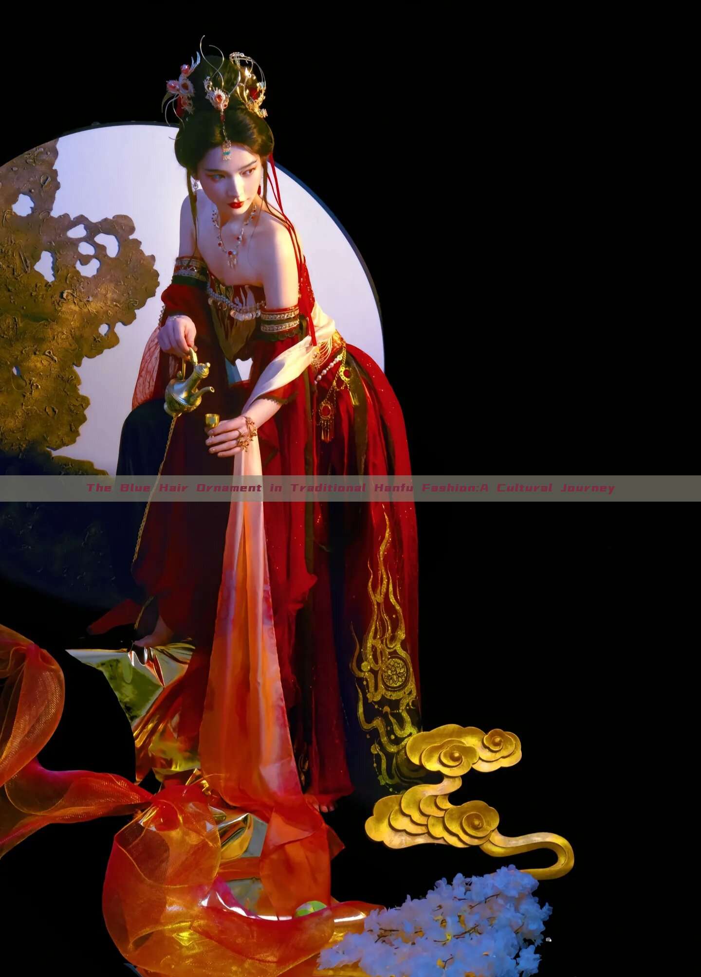 The Blue Hair Ornament in Traditional Hanfu Fashion:A Cultural Journey The Blue Hair Ornament in Traditional Hanfu Fashion:A Cultural Journey