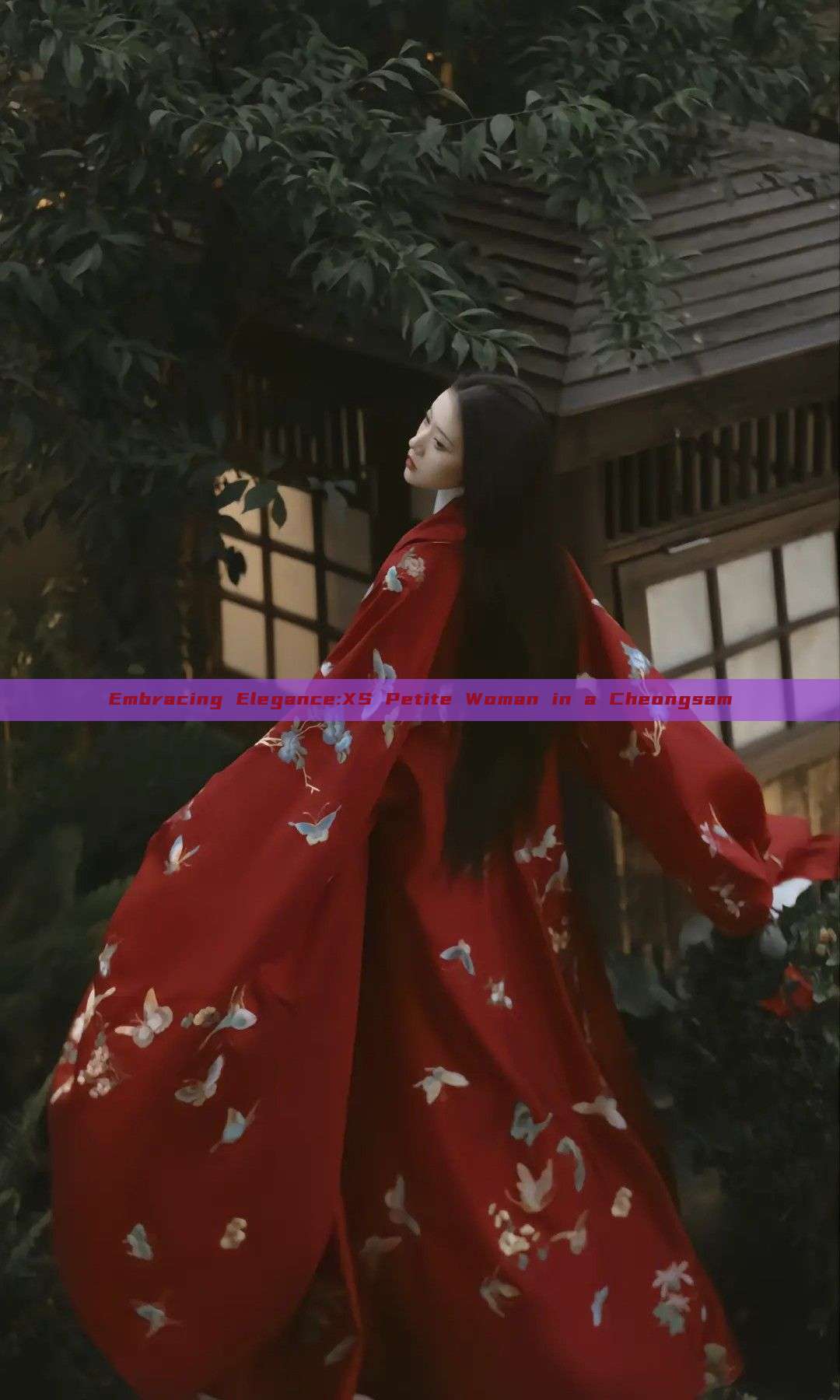 Embracing Elegance:XS Petite Woman in a Cheongsam Embracing Elegance:XS Petite Woman in a Cheongsam