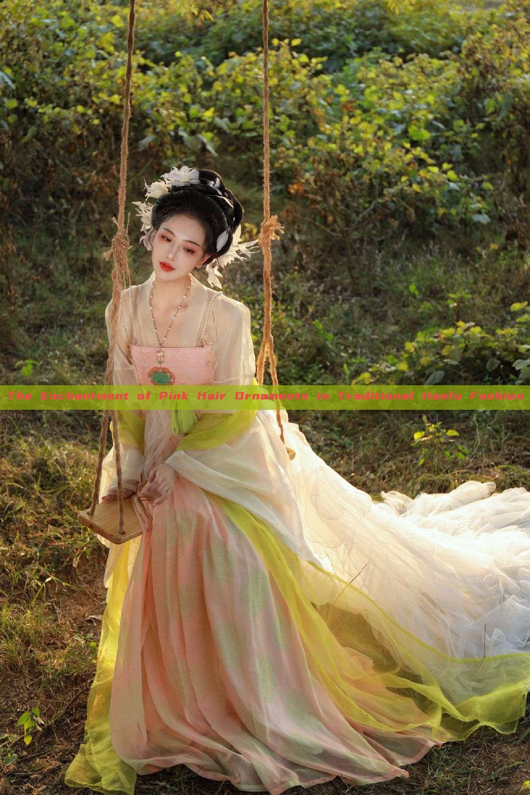 The Enchantment of Pink Hair Ornaments in Traditional Hanfu Fashion The Enchantment of Pink Hair Ornaments in Traditional Hanfu Fashion