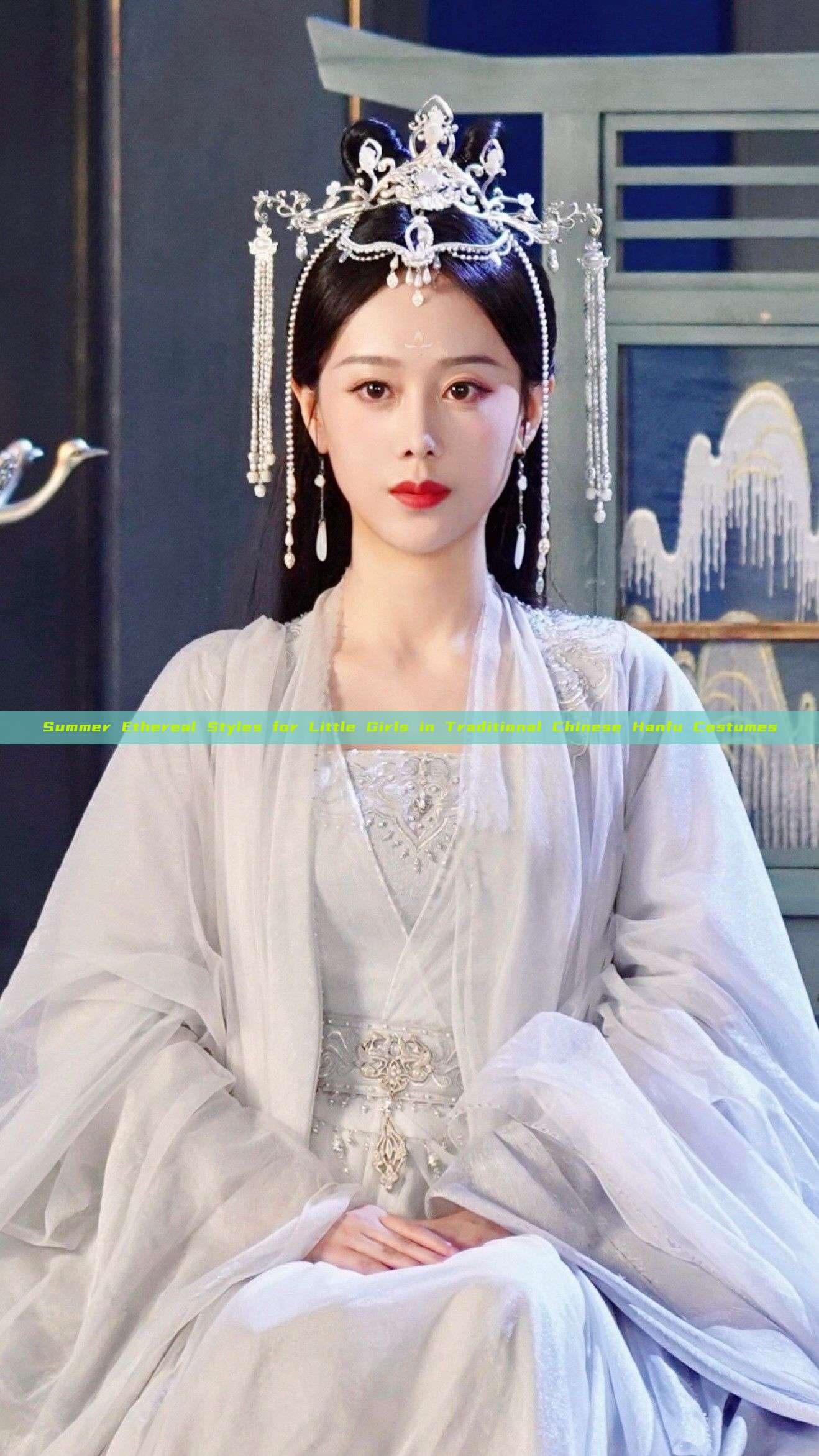 Summer Ethereal Styles for Little Girls in Traditional Chinese Hanfu Costumes Summer Ethereal Styles for Little Girls in Traditional Chinese Hanfu Costumes