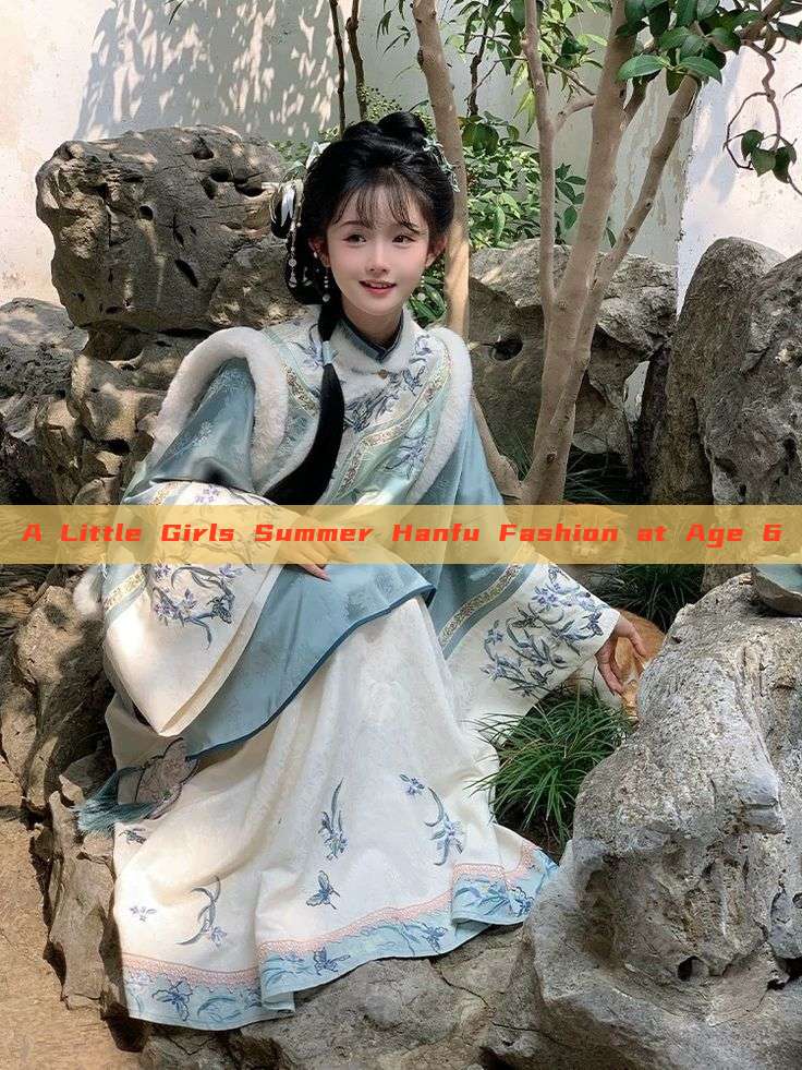 A Little Girls Summer Hanfu Fashion at Age 6 A Little Girls Summer Hanfu Fashion at Age 6