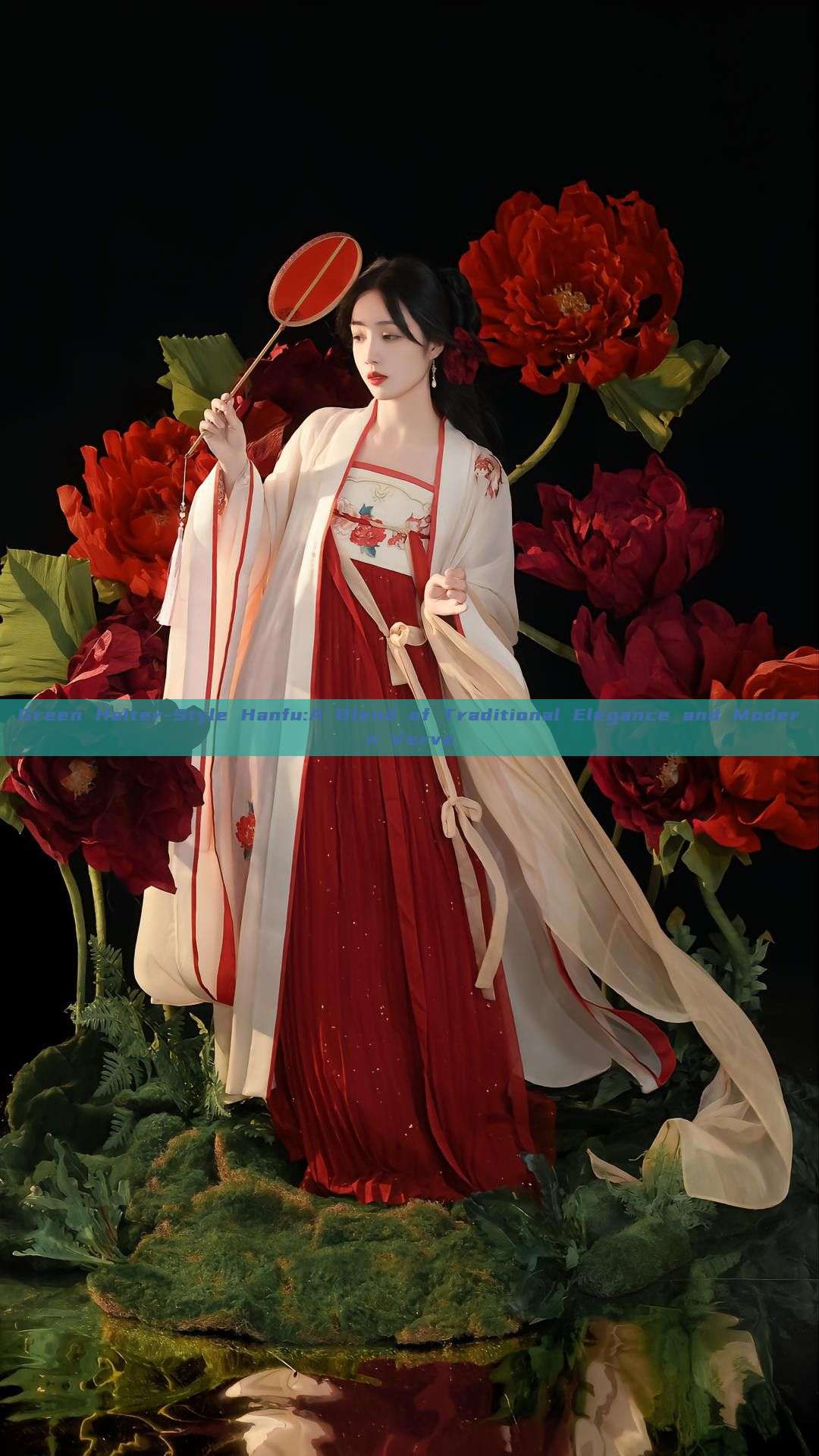 Green Halter-Style Hanfu:A Blend of Traditional Elegance and Modern Verve