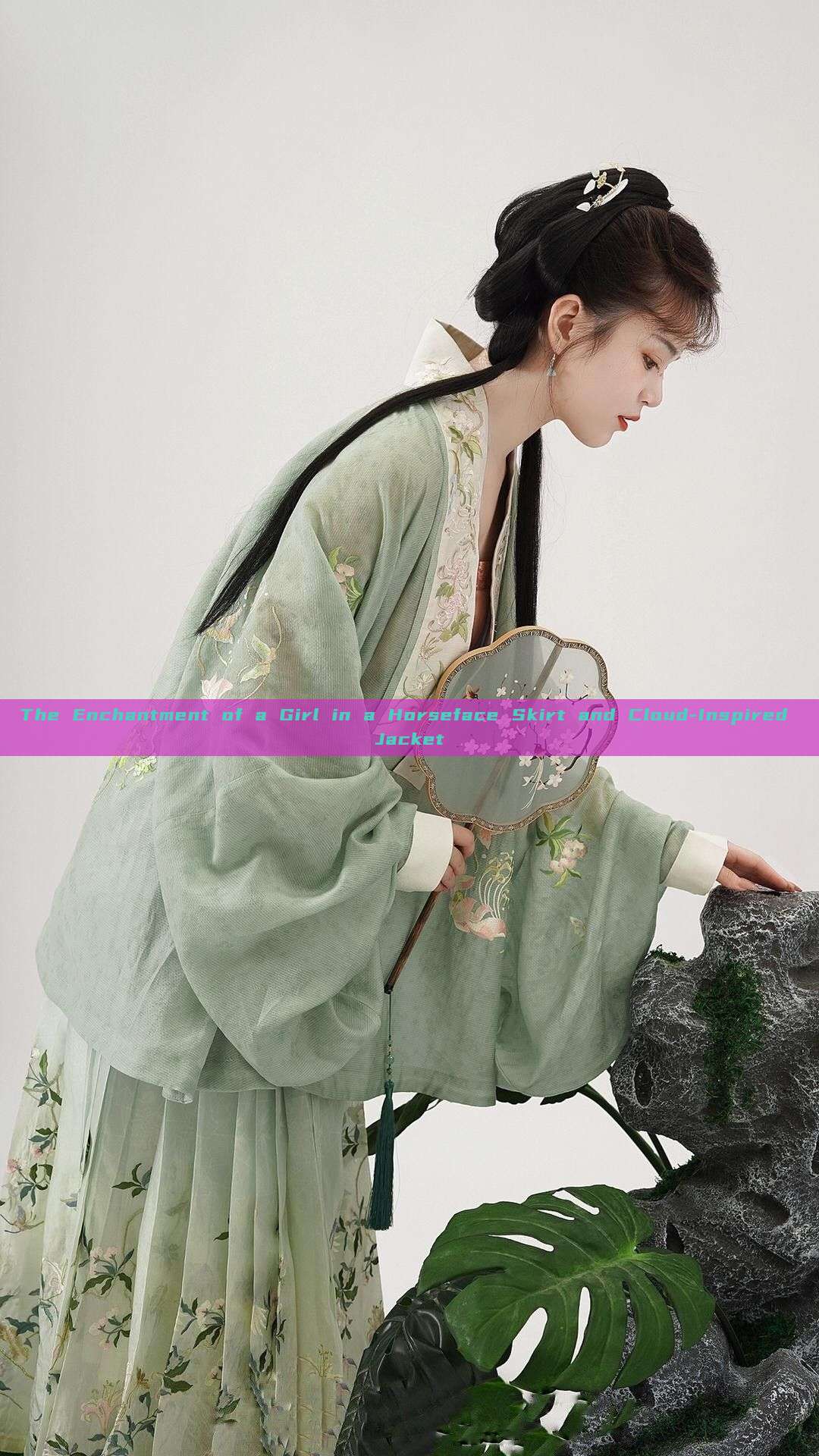 The Enchantment of a Girl in a Horseface Skirt and Cloud-Inspired Jacket