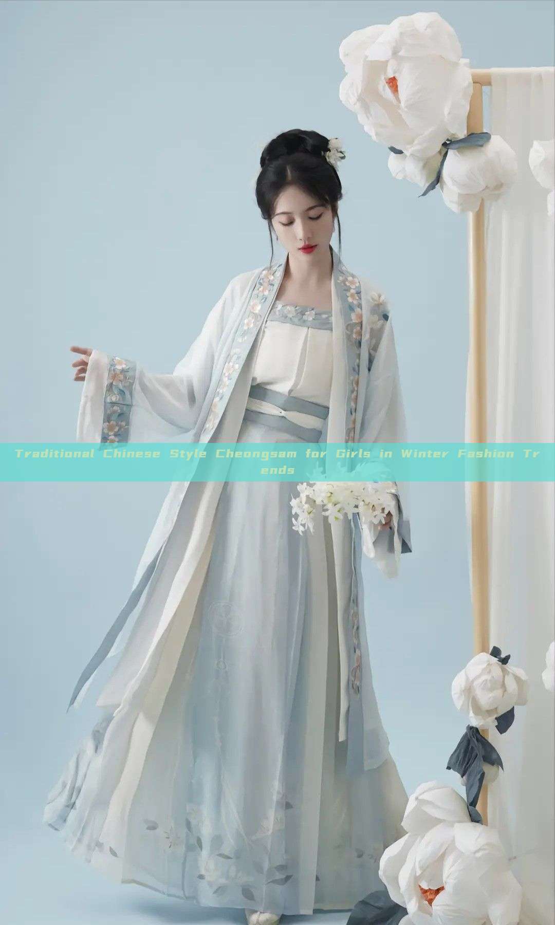 Traditional Chinese Style Cheongsam for Girls in Winter Fashion Trends