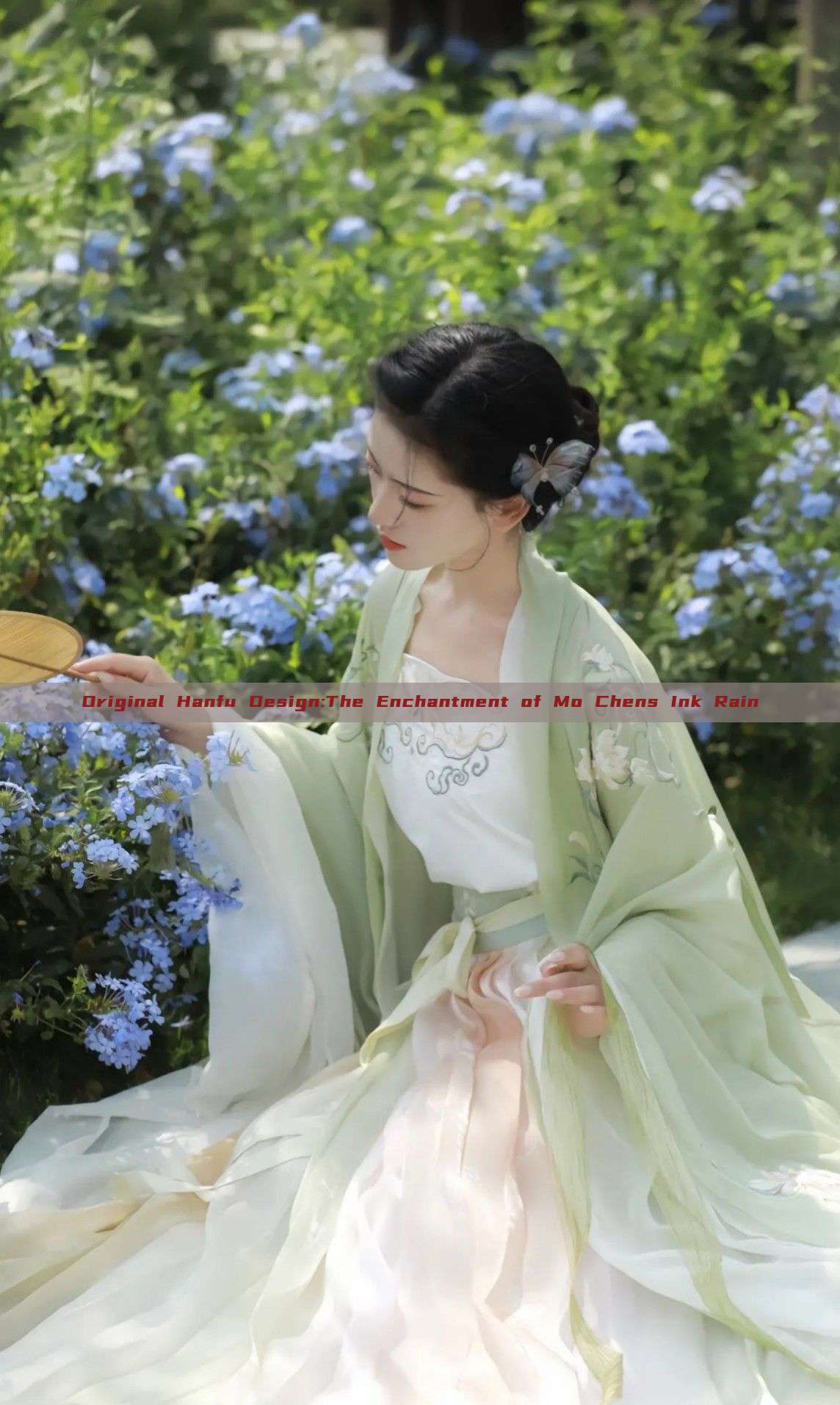 Original Hanfu Design:The Enchantment of Mo Chens Ink Rain Original Hanfu Design:The Enchantment of Mo Chens Ink Rain