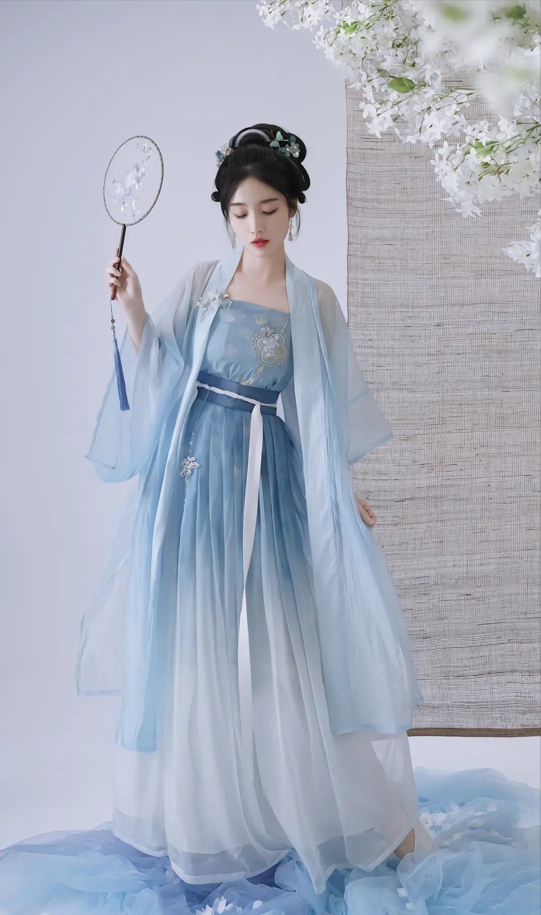 Traditional Chinese Style Horseface Skirt Set for Plus-Size Women