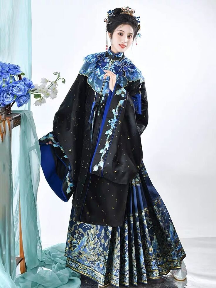 Chinese Traditional Style Hanfu Dress for Girls in Spring and Autumn Chinese Traditional Style Hanfu Dress for Girls in Spring and Autumn