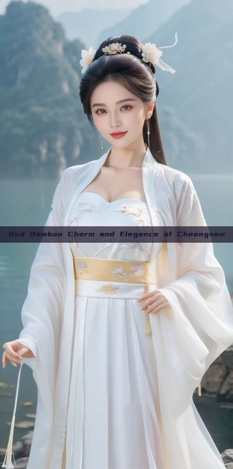 Red Bamboo Charm and Elegance of Cheongsam Red Bamboo Charm and Elegance of Cheongsam
