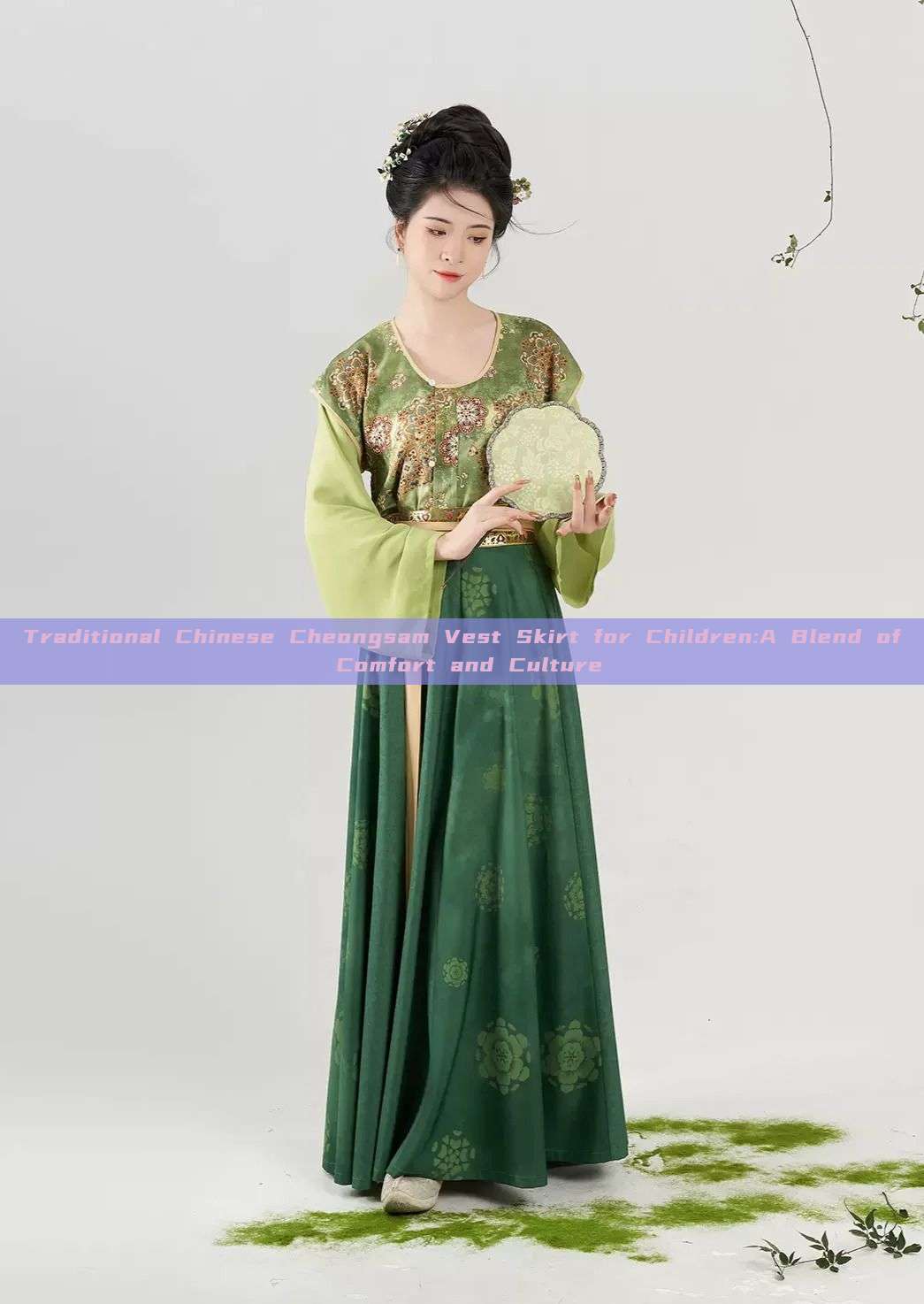 Traditional Chinese Cheongsam Vest Skirt for Children:A Blend of Comfort and Culture Traditional Chinese Cheongsam Vest Skirt for Children:A Blend of Comfort and Culture