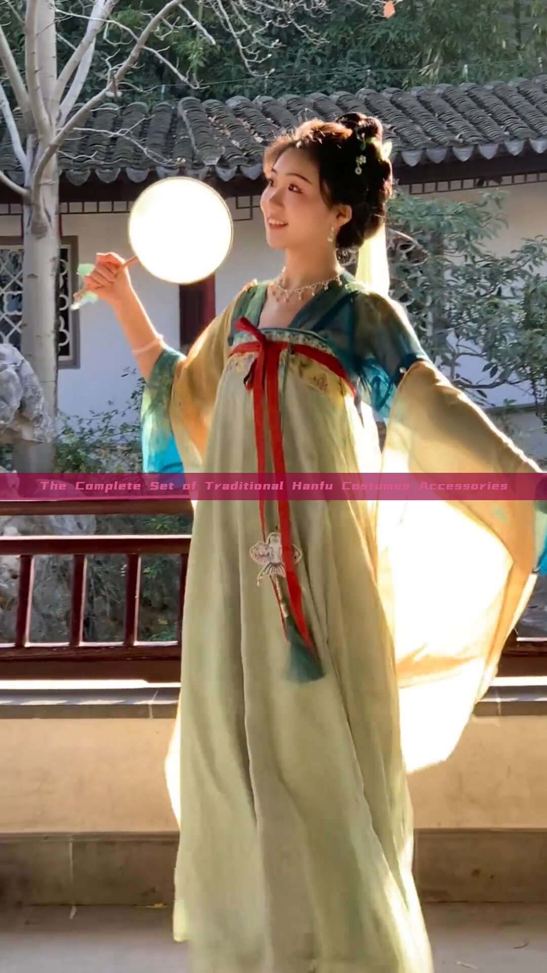 The Complete Set of Traditional Hanfu Costumes Accessories