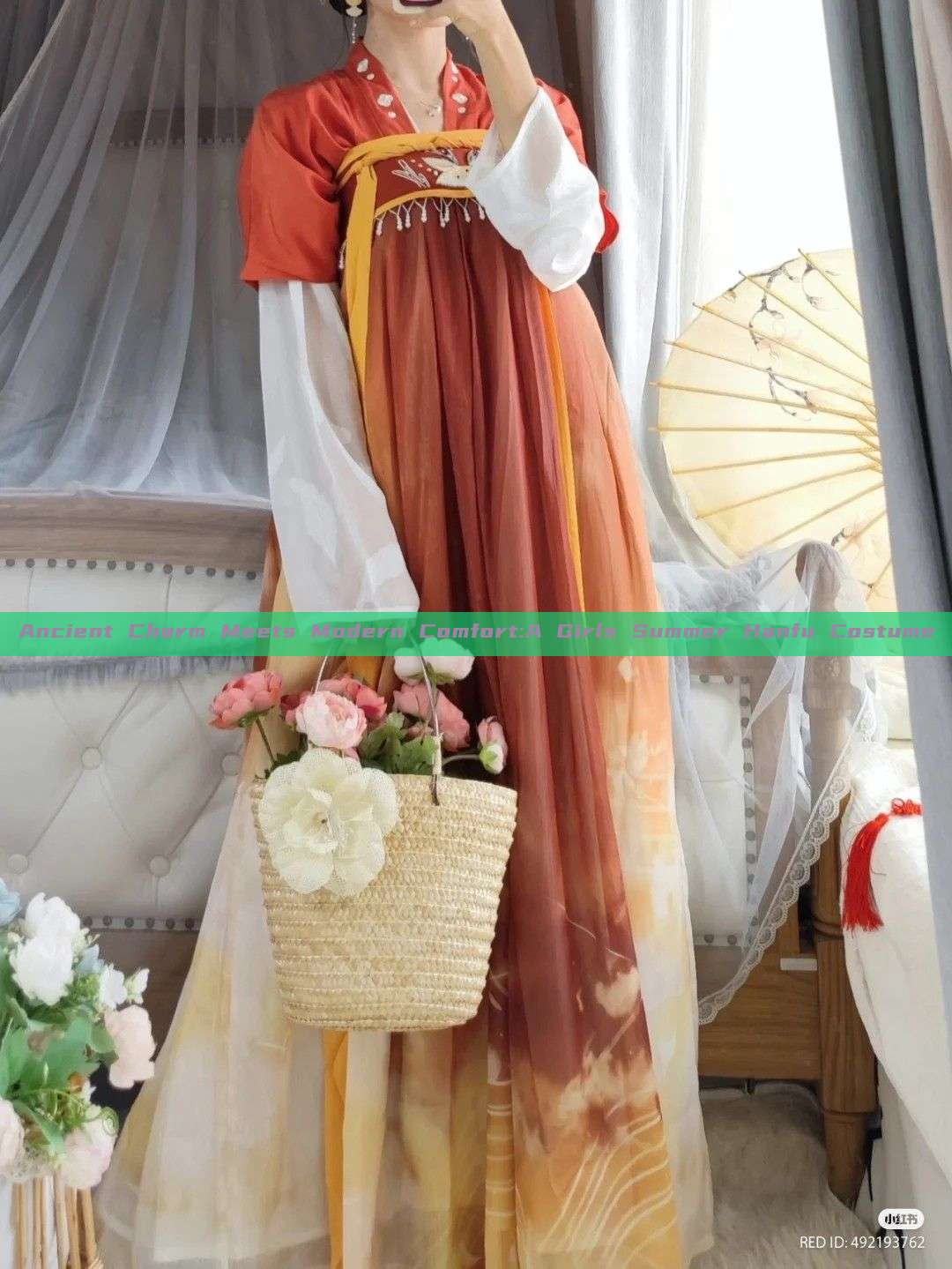 Ancient Charm Meets Modern Comfort:A Girls Summer Hanfu Costume Ancient Charm Meets Modern Comfort:A Girls Summer Hanfu Costume