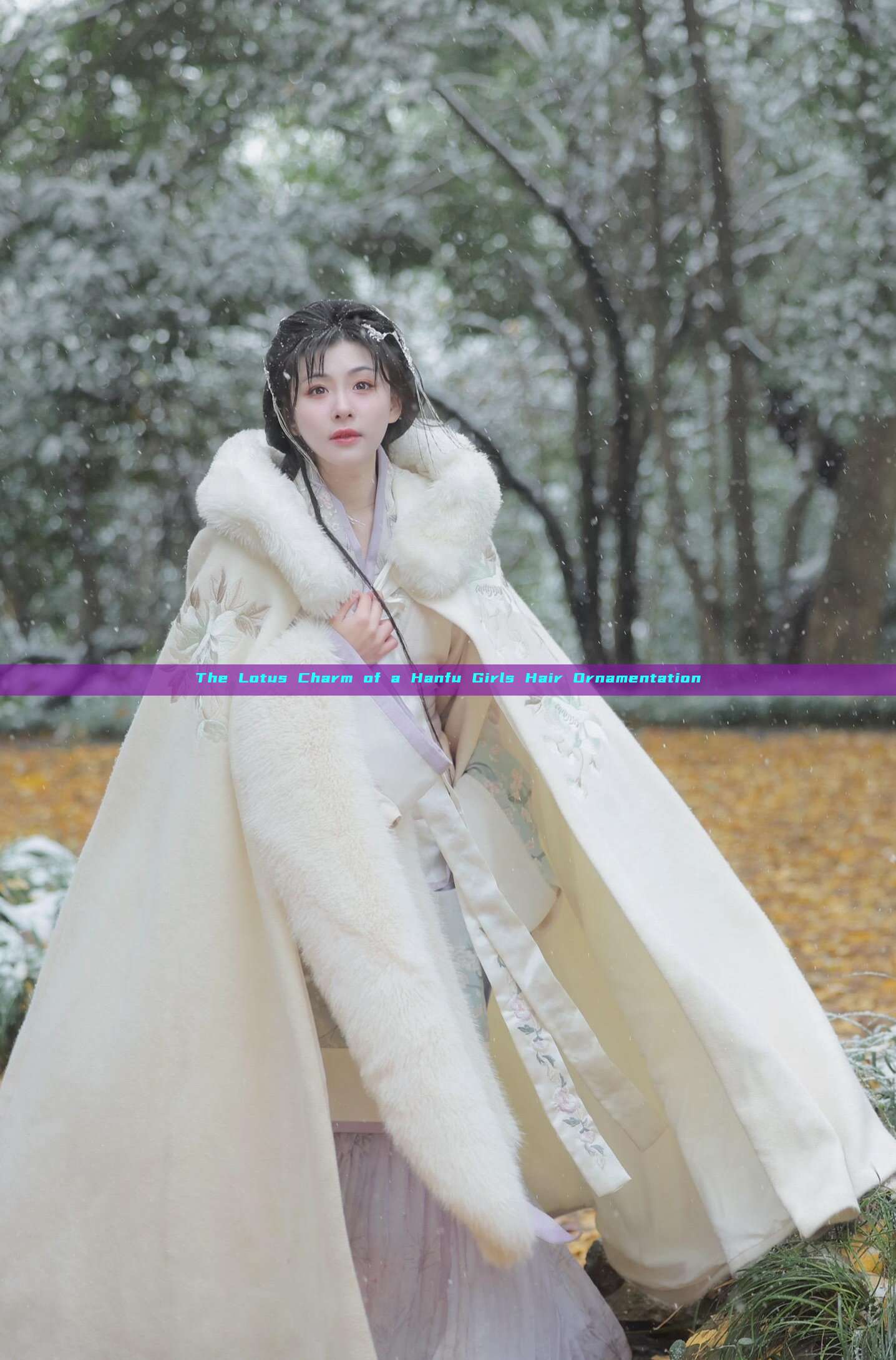 The Lotus Charm of a Hanfu Girls Hair Ornamentation The Lotus Charm of a Hanfu Girls Hair Ornamentation