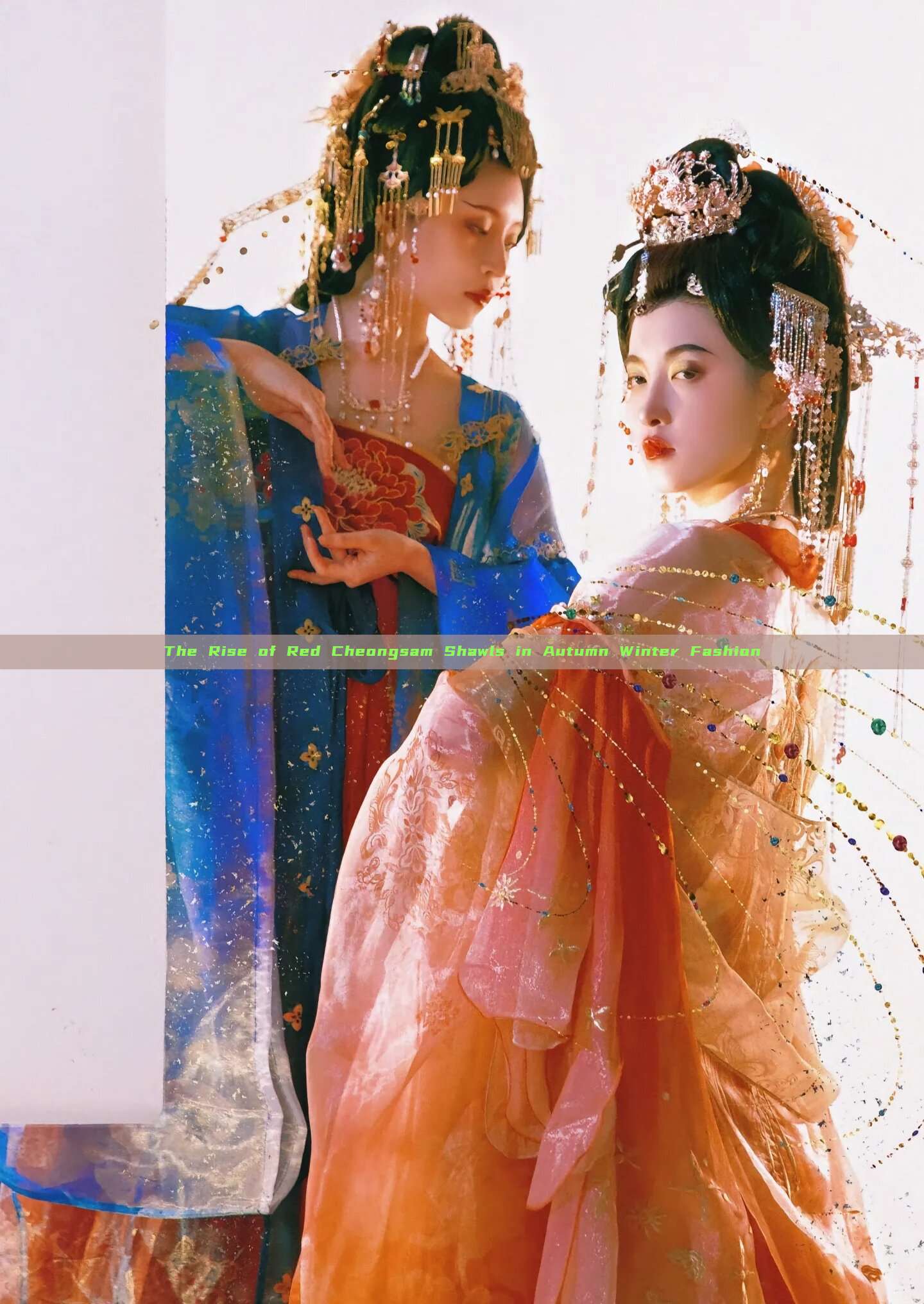 The Rise of Red Cheongsam Shawls in Autumn Winter Fashion The Rise of Red Cheongsam Shawls in Autumn Winter Fashion