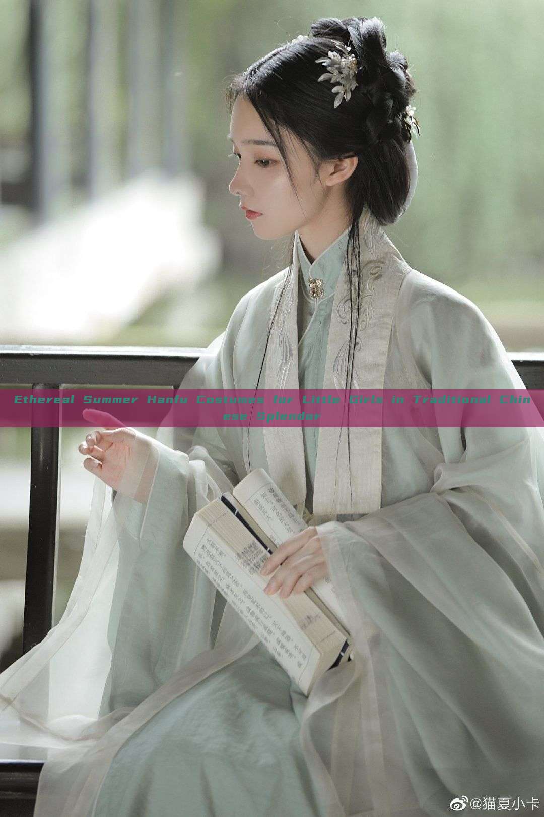 Ethereal Summer Hanfu Costumes for Little Girls in Traditional Chinese Splendor Ethereal Summer Hanfu Costumes for Little Girls in Traditional Chinese Splendor