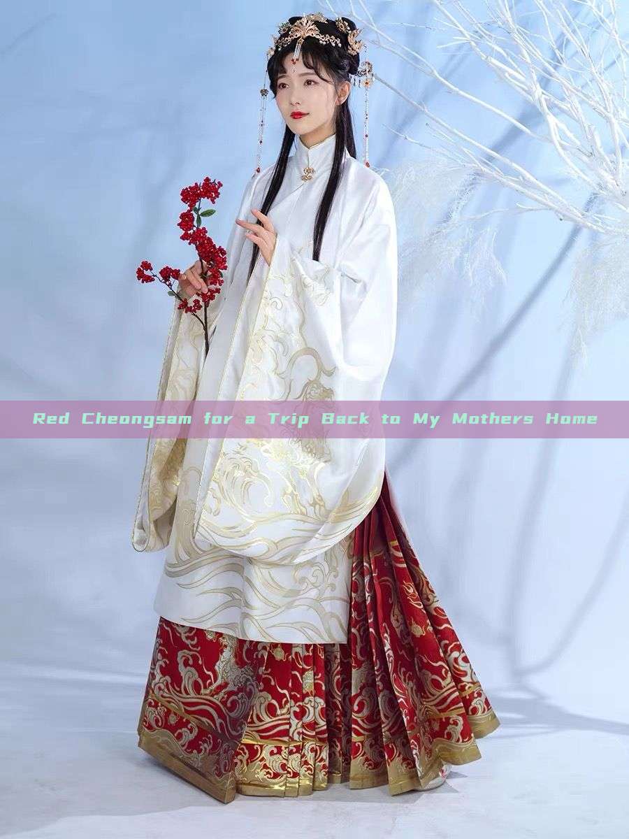 Red Cheongsam for a Trip Back to My Mothers Home Red Cheongsam for a Trip Back to My Mothers Home