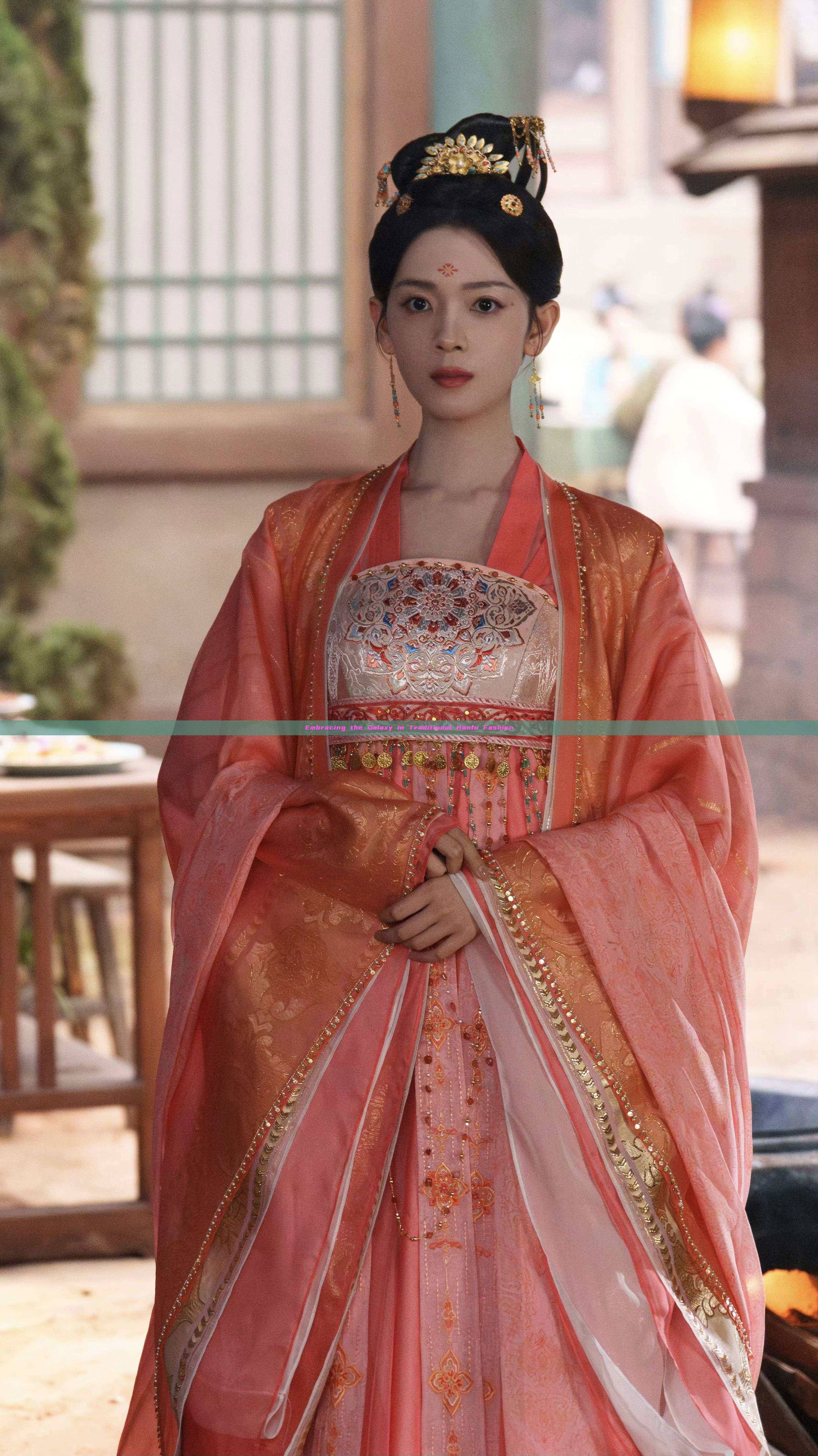 Embracing the Galaxy in Traditional Hanfu Fashion Embracing the Galaxy in Traditional Hanfu Fashion