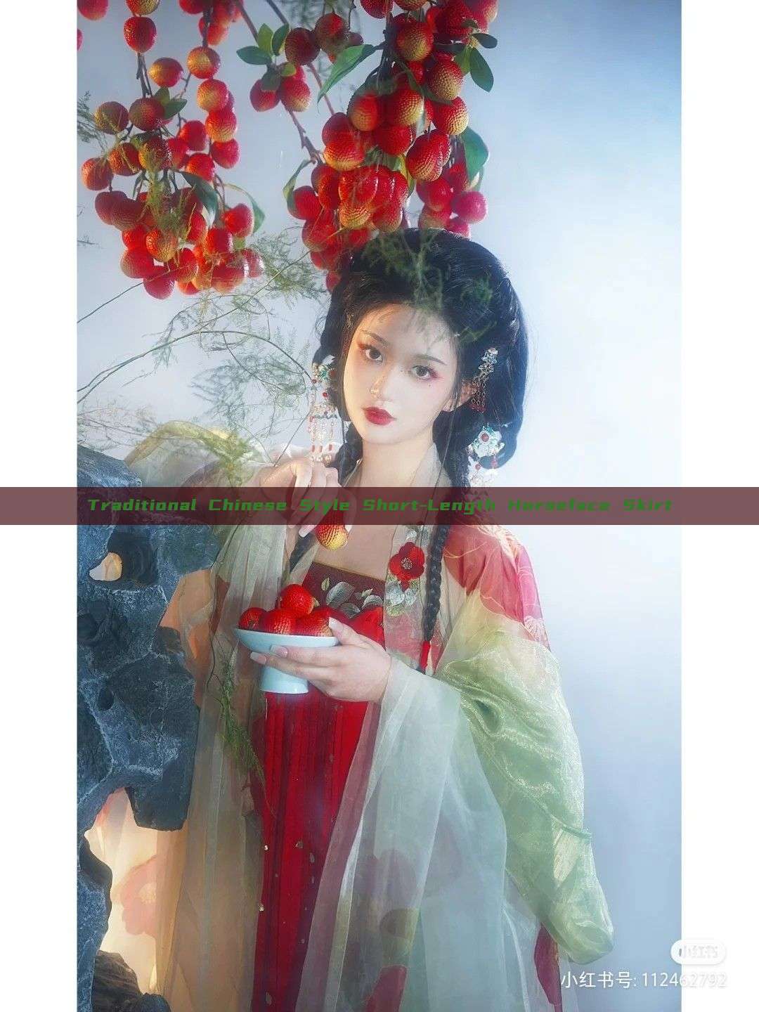 Traditional Chinese Style Short-Length Horseface Skirt Traditional Chinese Style Short-Length Horseface Skirt
