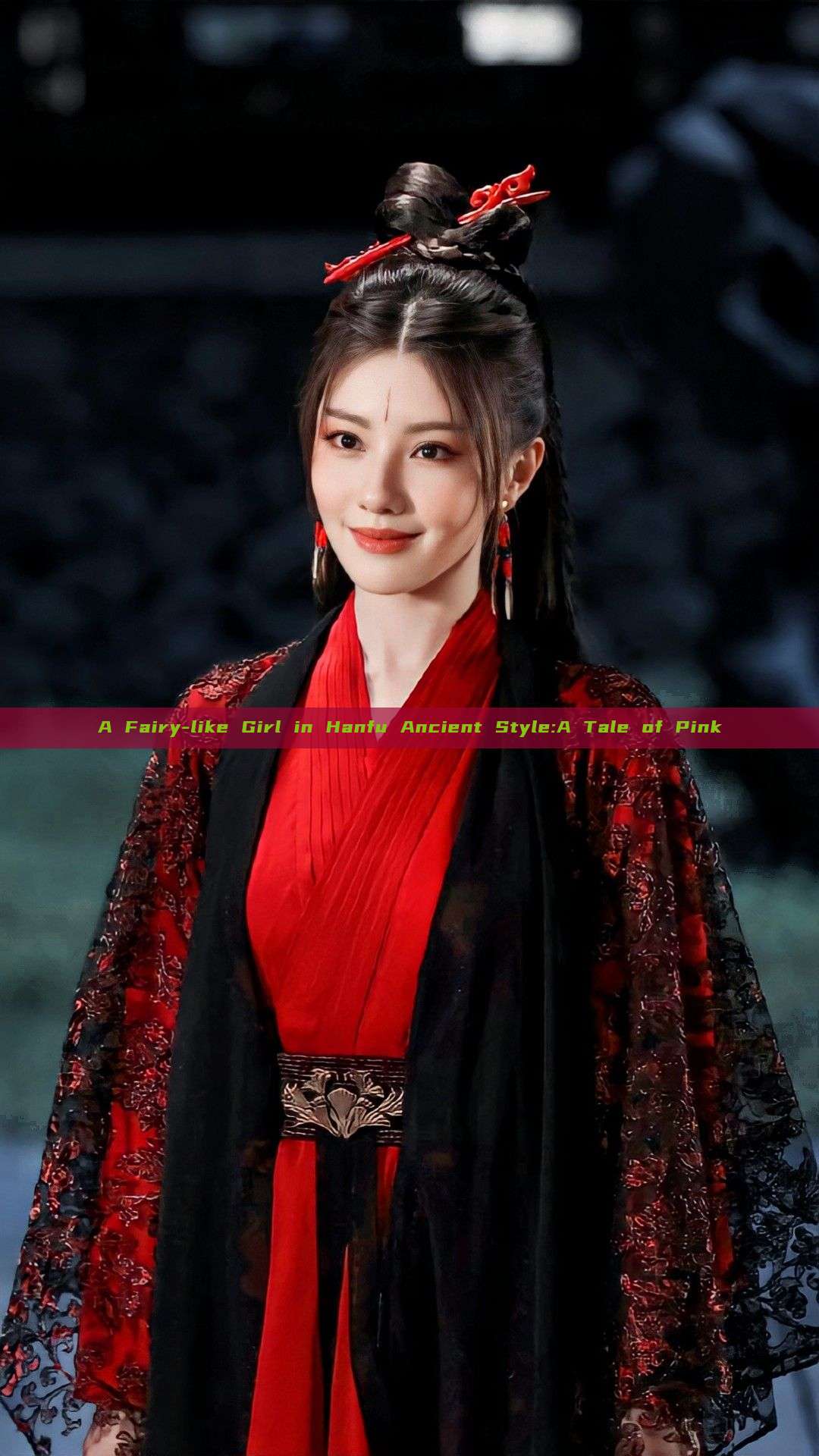 A Fairy-like Girl in Hanfu Ancient Style:A Tale of Pink A Fairy-like Girl in Hanfu Ancient Style:A Tale of Pink