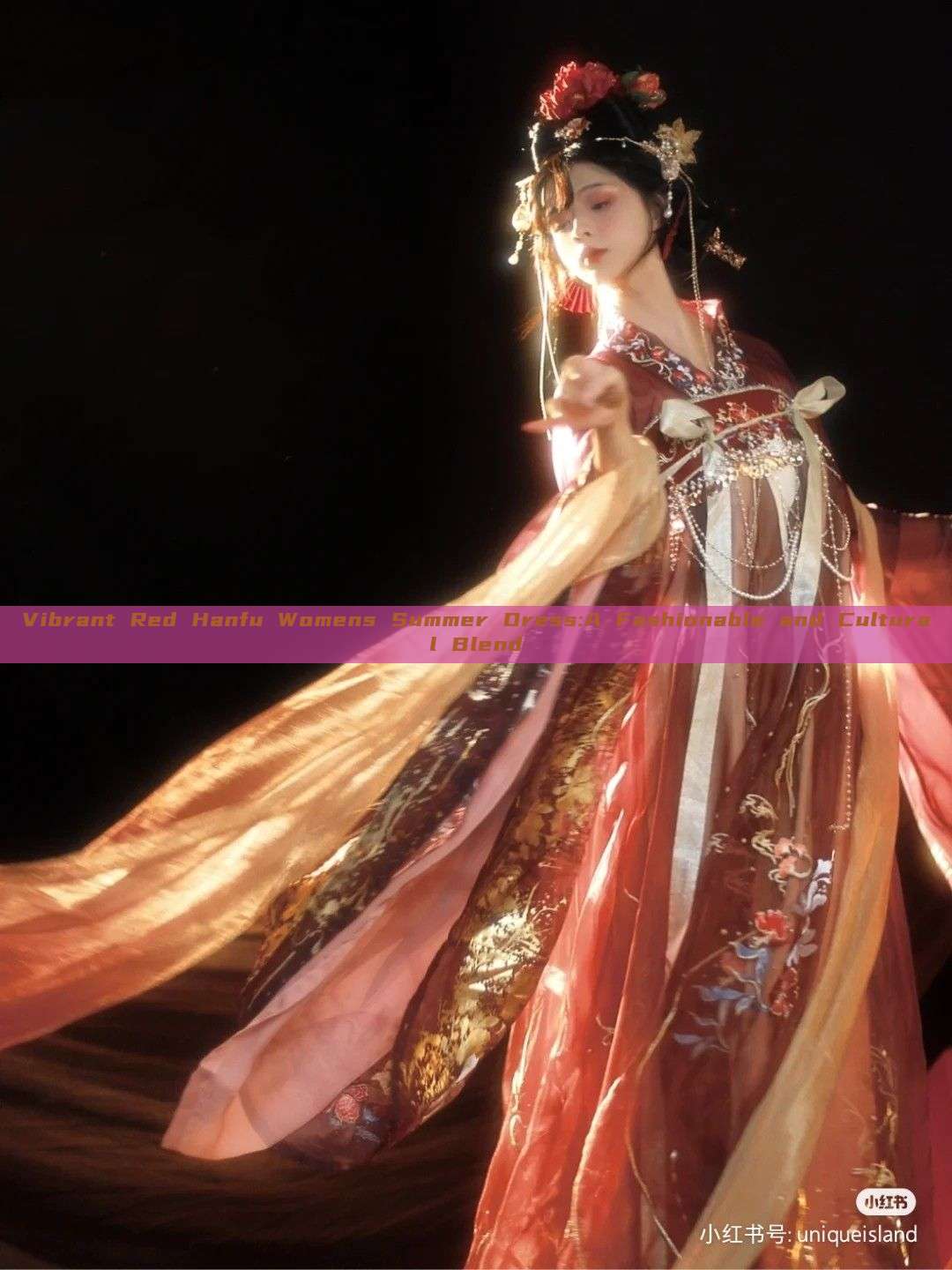 Vibrant Red Hanfu Womens Summer Dress:A Fashionable and Cultural Blend Vibrant Red Hanfu Womens Summer Dress:A Fashionable and Cultural Blend