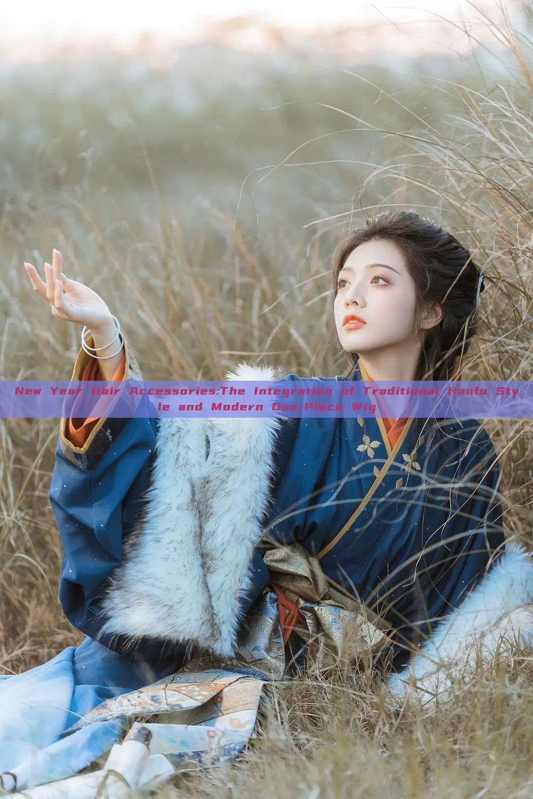 New Year Hair Accessories:The Integration of Traditional Hanfu Style and Modern One-Piece Wig New Year Hair Accessories:The Integration of Traditional Hanfu Style and Modern One-Piece Wig