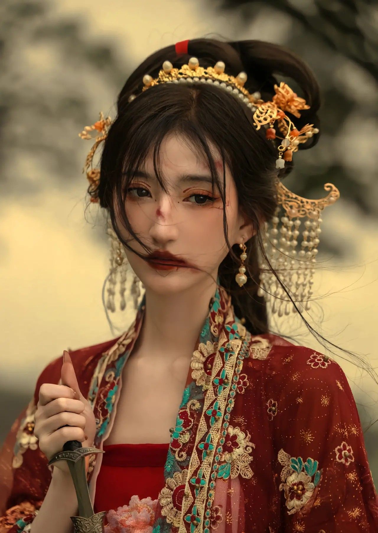 The Red Will of Hanfu in the Ancient Capital of Changan The Red Will of Hanfu in the Ancient Capital of Changan