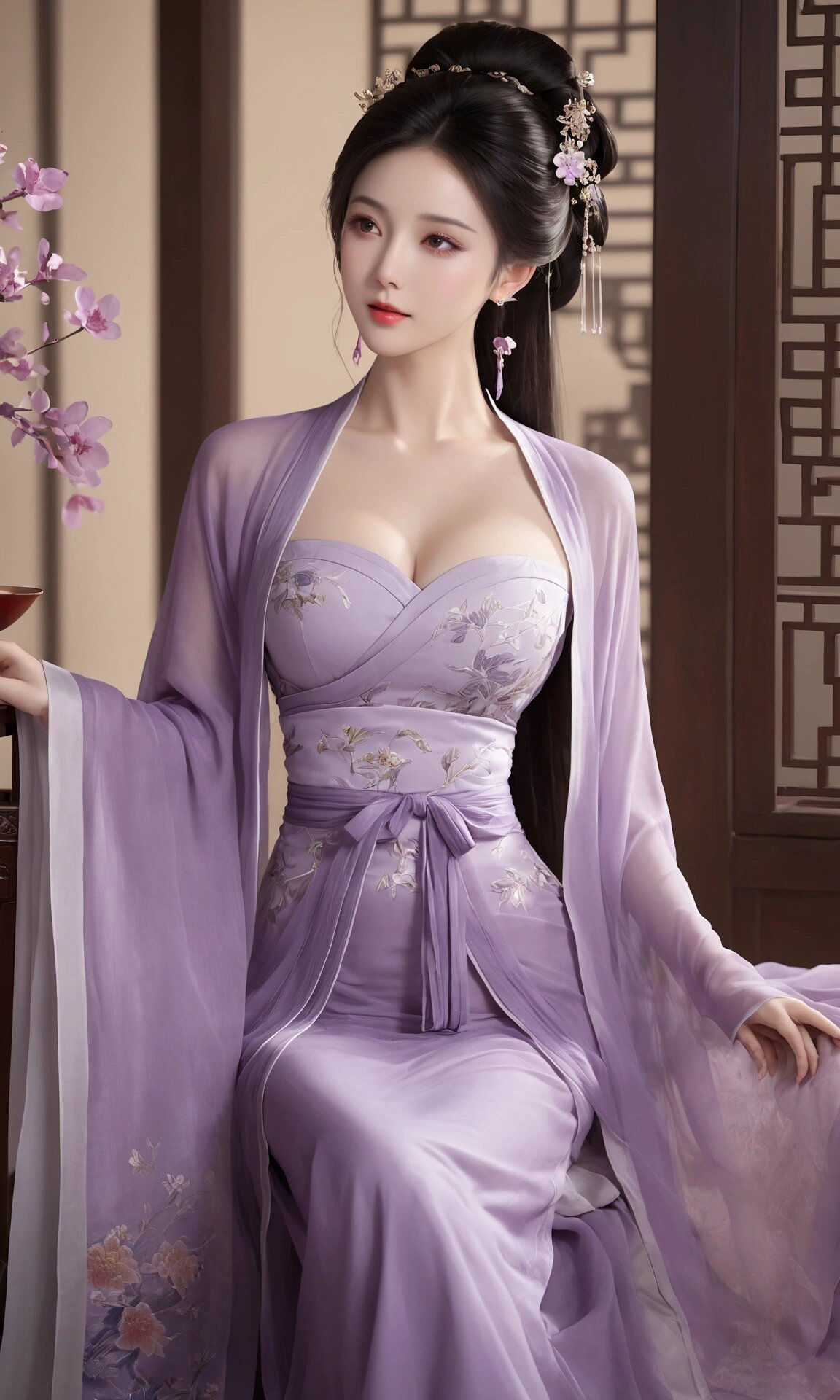 Cháng s Hanfu Robe:A Glimpse into an Otherworldly仙ness Cháng s Hanfu Robe:A Glimpse into an Otherworldly仙ness
