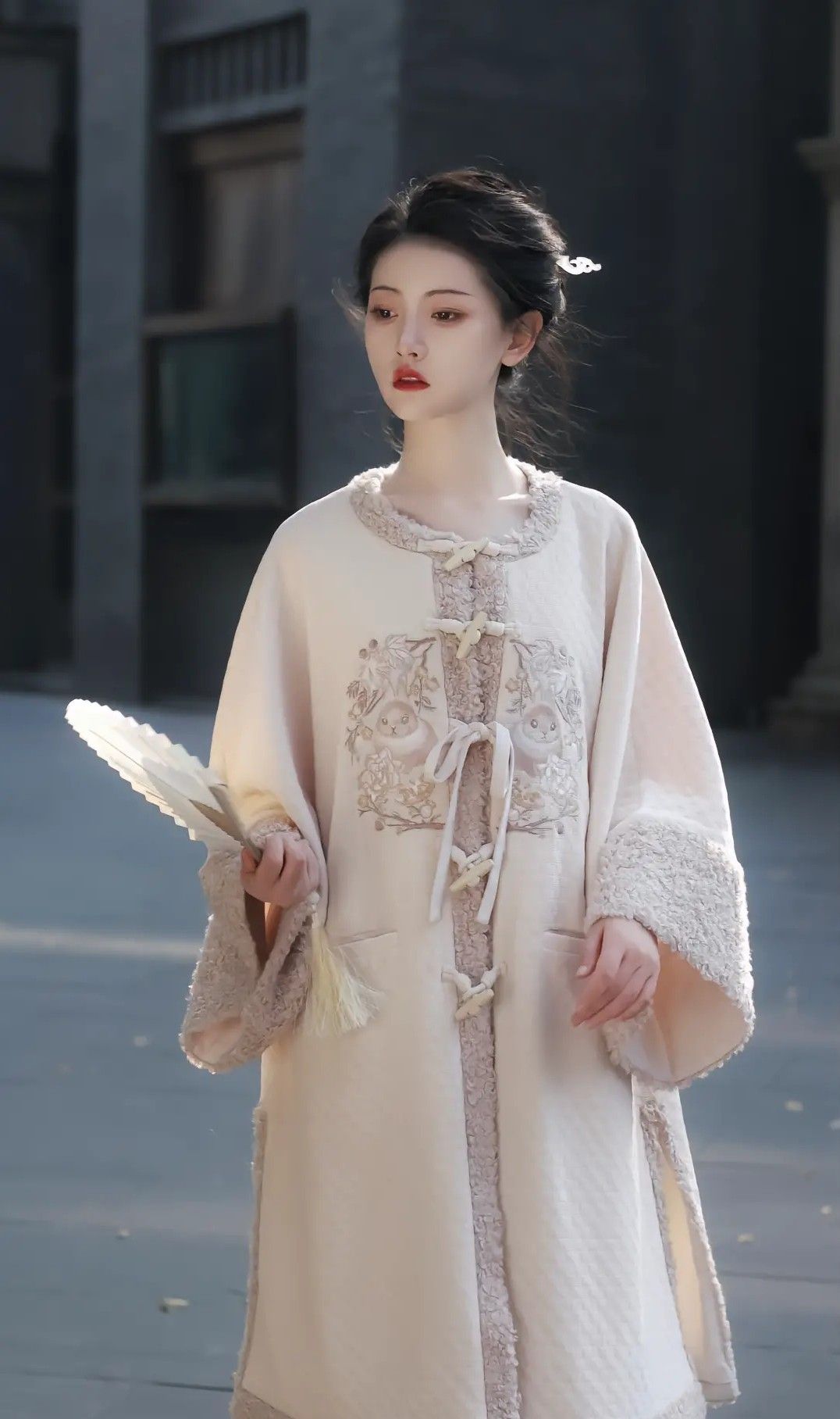 The Charm of Puff Skirt with Horseface Pattern and Short-sleeved Top