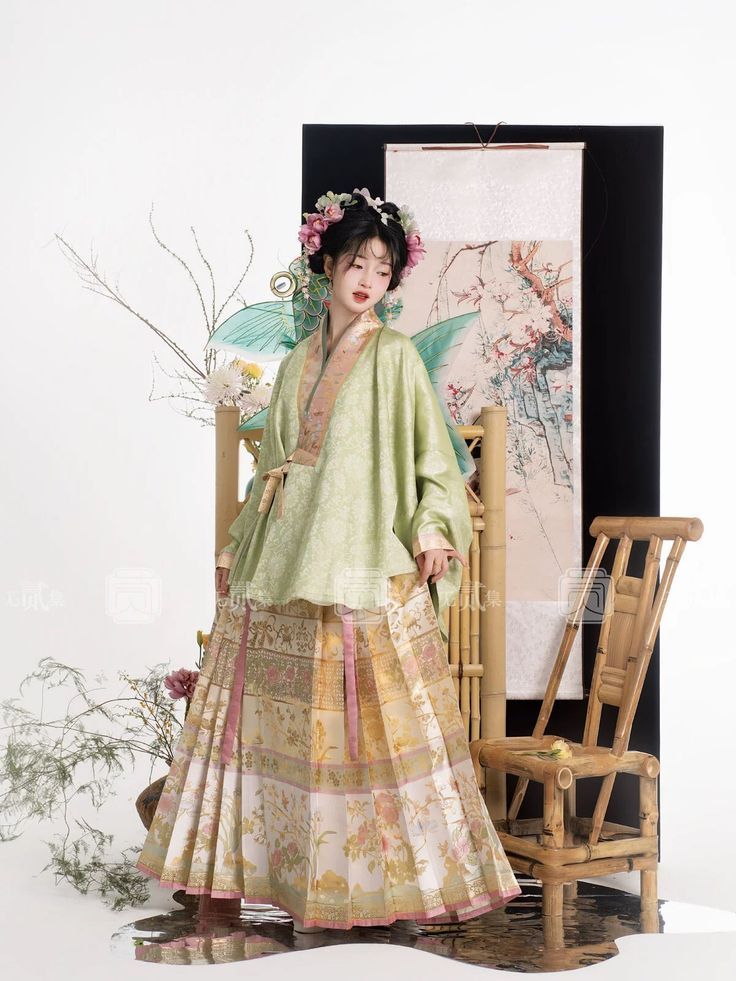 Elegant Chinese-Style Girls Hanfu for Summer Elegant Chinese-Style Girls Hanfu for Summer