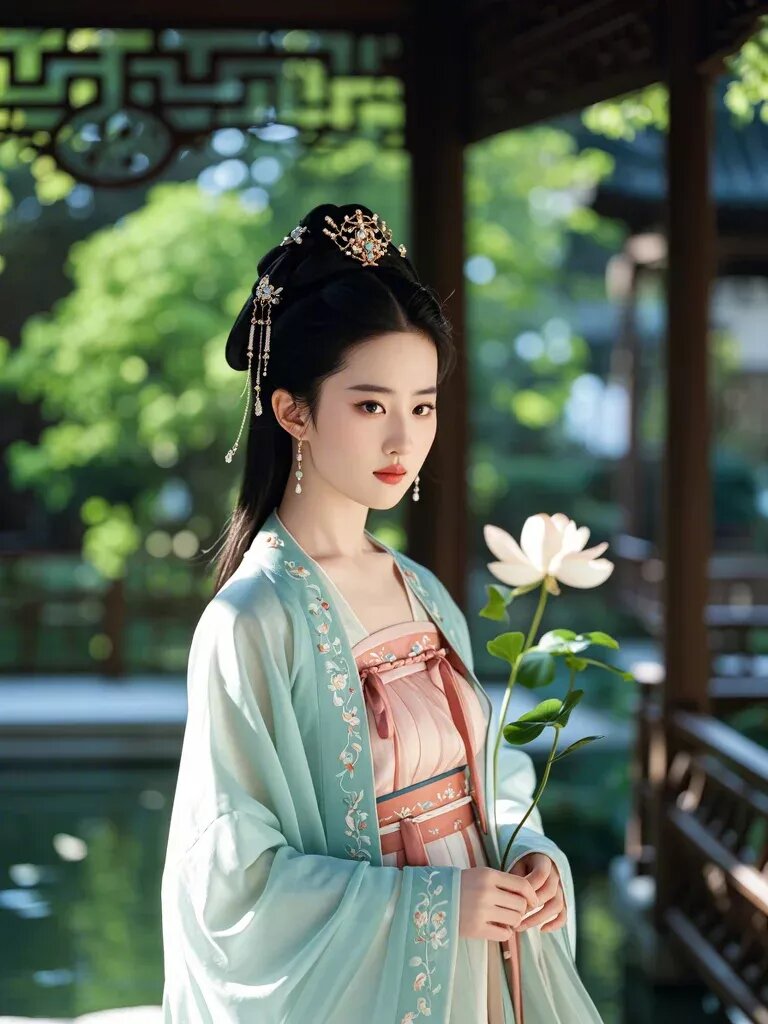 Traditional Hanfu Two-Piece Set:Comfort and Style in Cotton and Hemp Traditional Hanfu Two-Piece Set:Comfort and Style in Cotton and Hemp