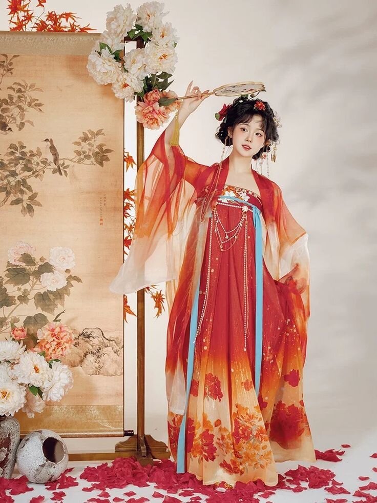 Autumn Winter Cheongsam with Collared Placket Blouse and盘扣细节 Autumn Winter Cheongsam with Collared Placket Blouse and盘扣细节