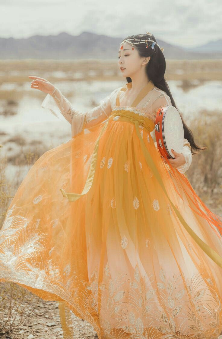 Girls Chinese New Year Celebration Hanfu Dress Set A Traditional Elegance
