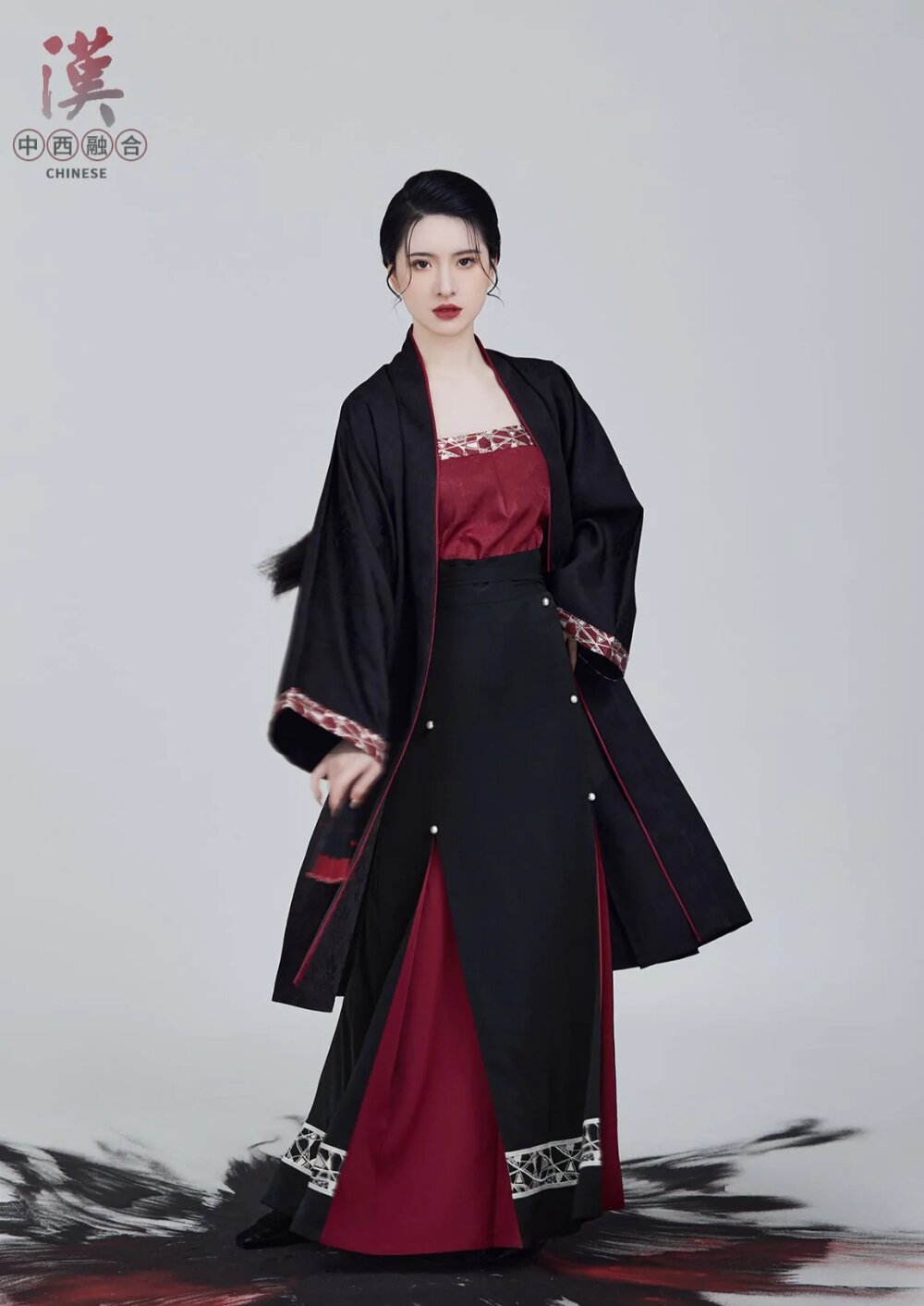 New Chinese Style:Summer Breeze of Light Traditional Qunfu with Equestrian Skirt