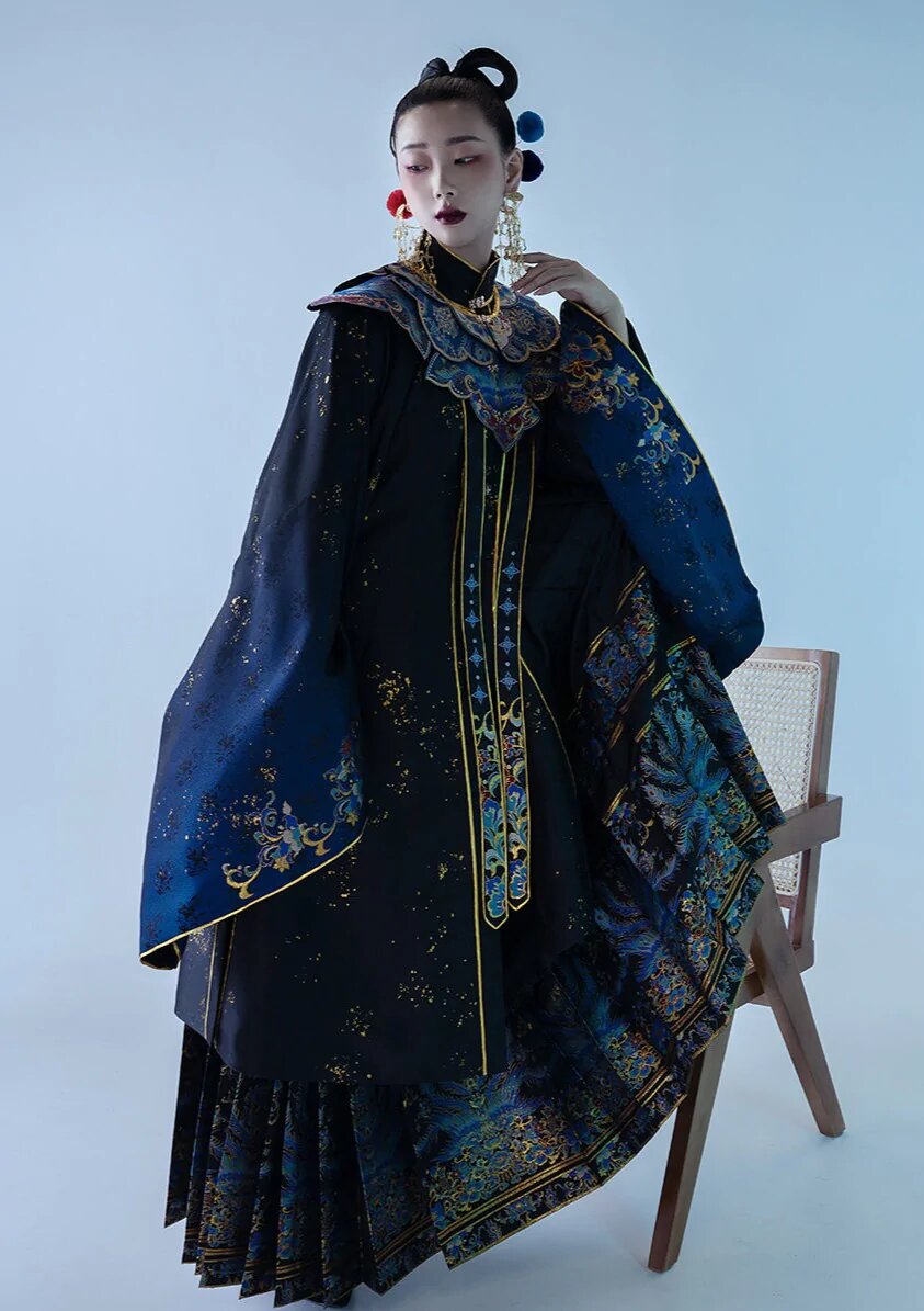The Elegance of Cheongsam and Shawl-Draped Women