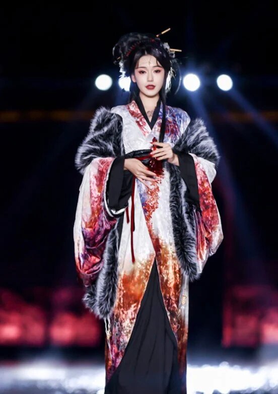 Chinese-Style Childrens Horseface Skirt Set