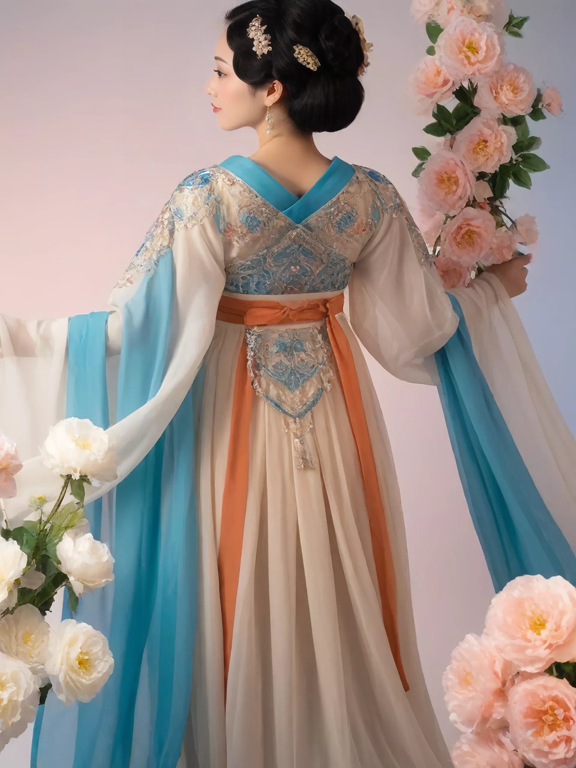 A Student in Traditional Hanfu Fashion:The Rise of Ancient Chinese Elegance on Campus A Student in Traditional Hanfu Fashion:The Rise of Ancient Chinese Elegance on Campus