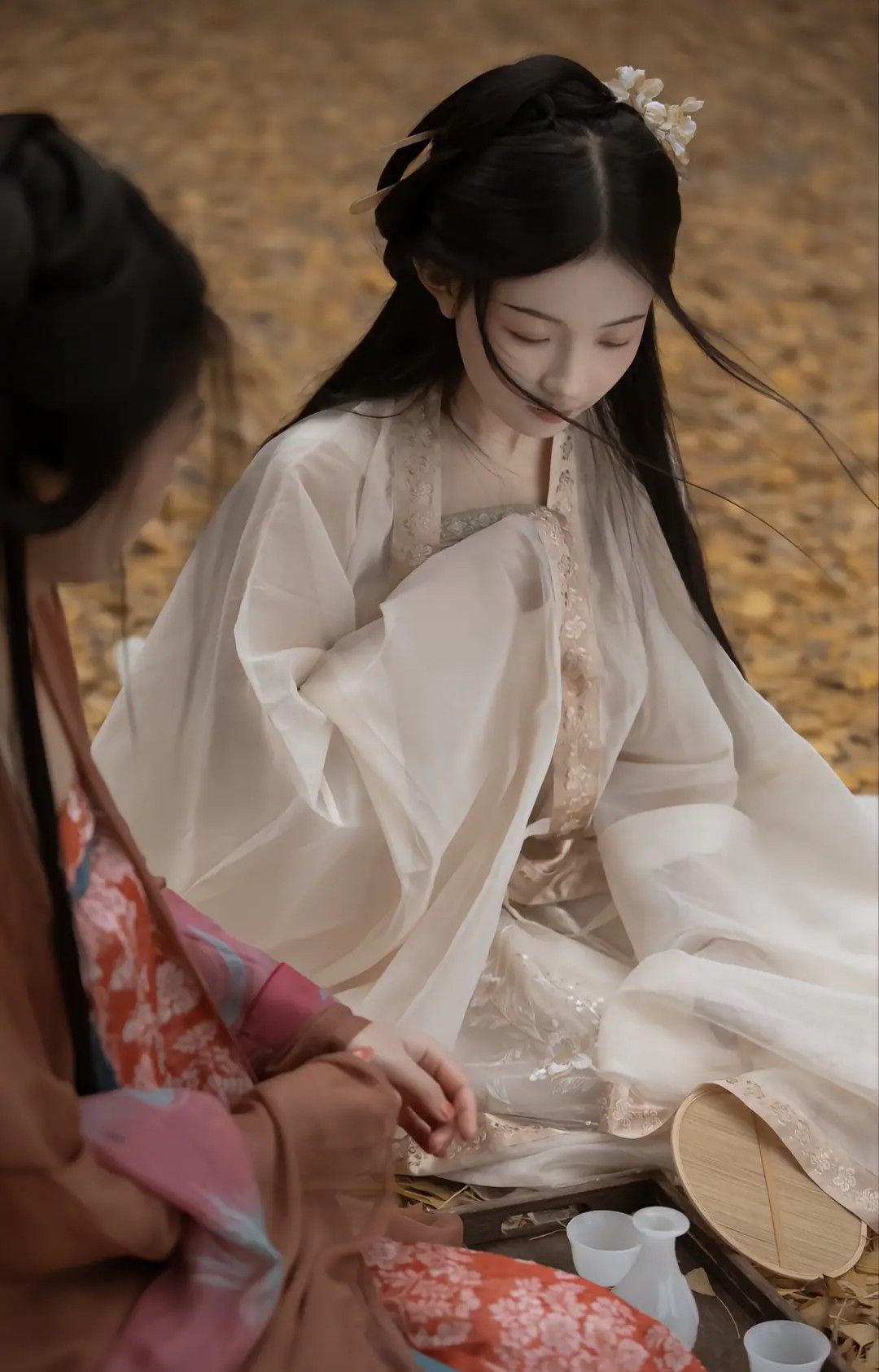 The Splendor of Hanfu:A Girl Child in a Broad-袖ed Hanfu Costume
