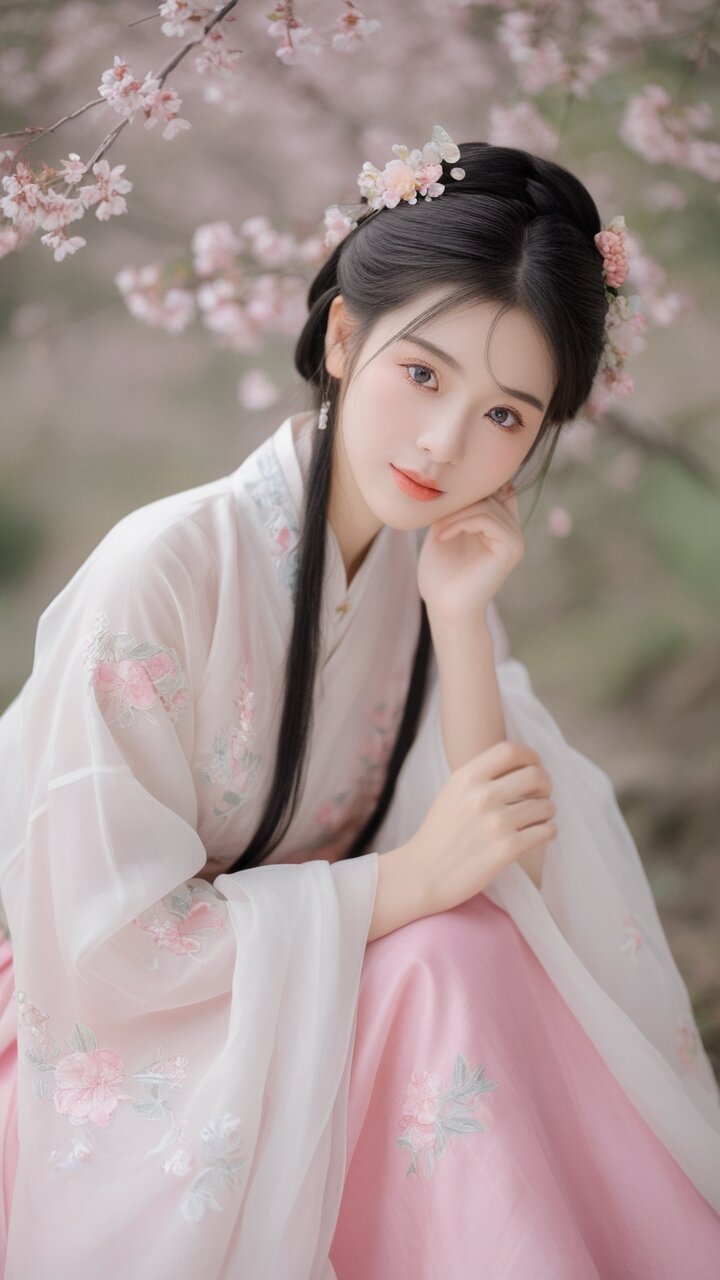 Lightweight Qiyao Hanfu Fashion for Summer Lightweight Qiyao Hanfu Fashion for Summer