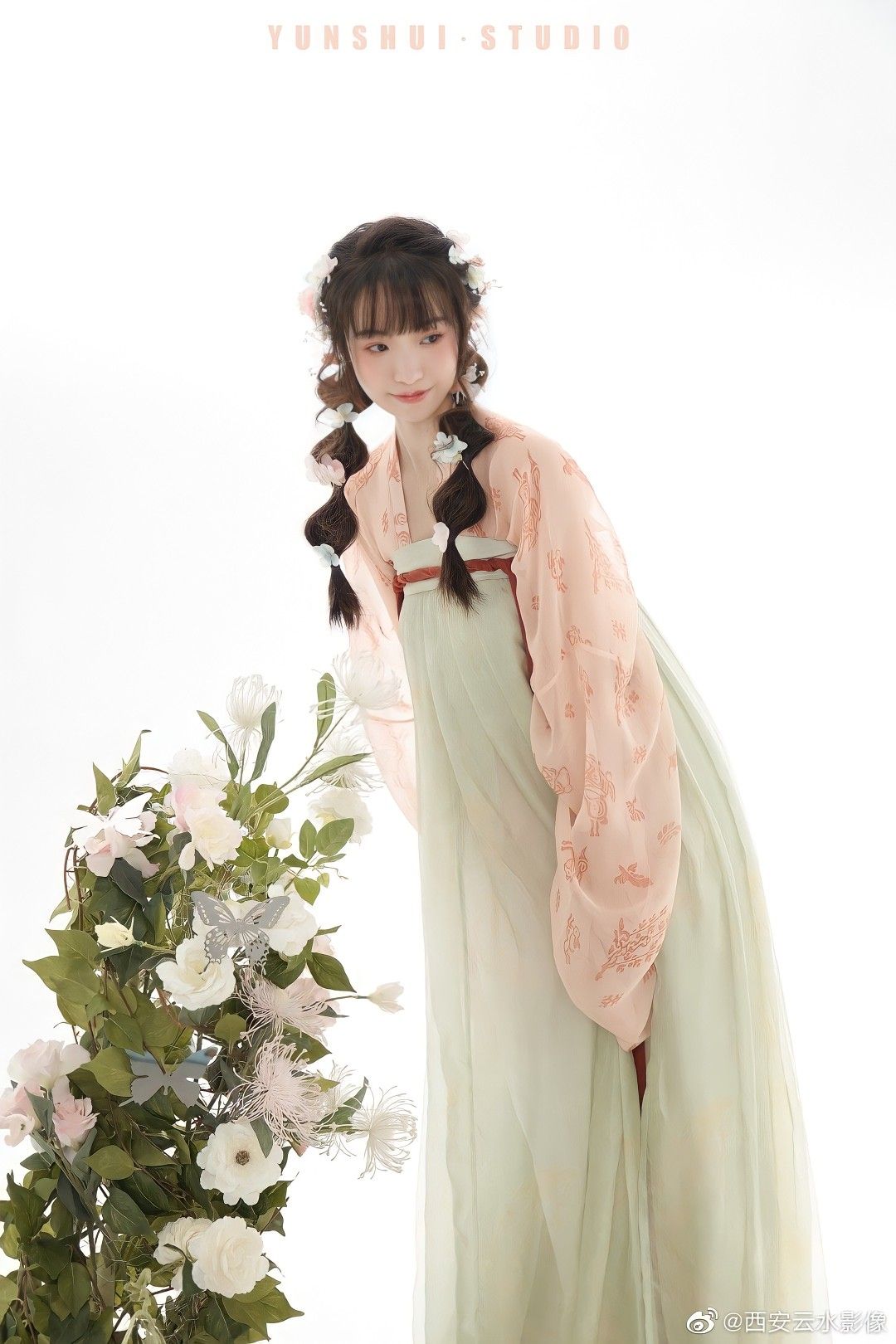 Childrens Qunfu Hanfu Skirts for Spring and Autumn Childrens Qunfu Hanfu Skirts for Spring and Autumn