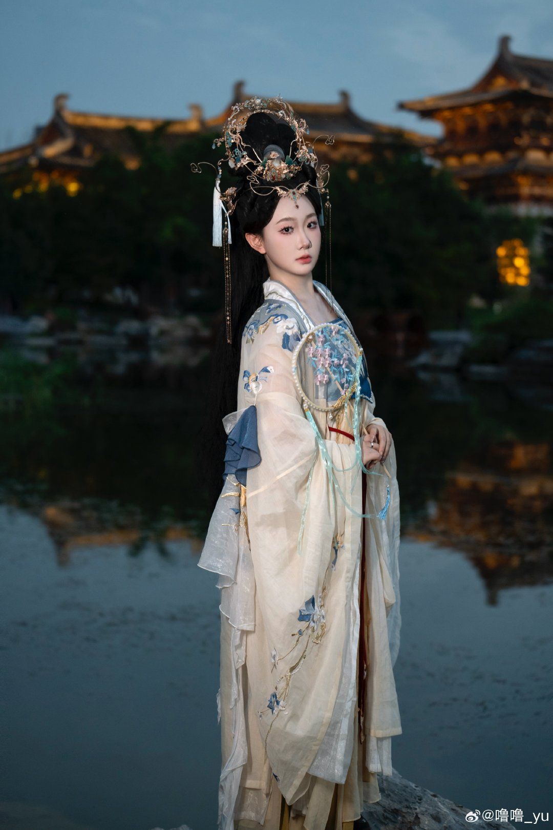 Youthful Elegance in a Two-Piece Qipao Fashion
